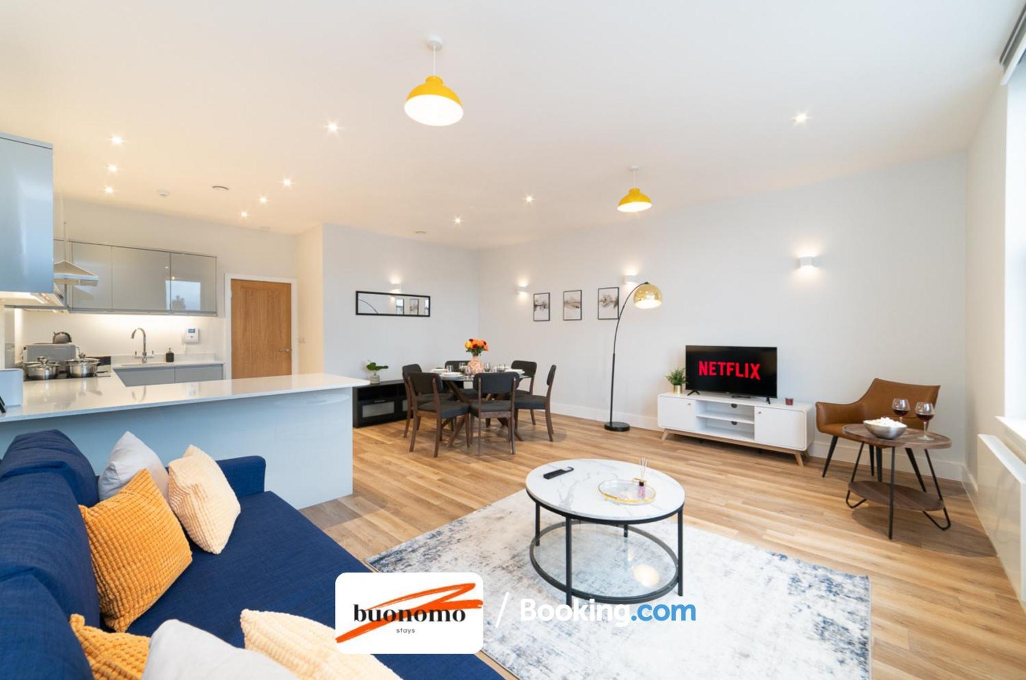 Two Bedroom At Buonomo Short Lets & Serviced Close To Wimbledon Tennis Courts London