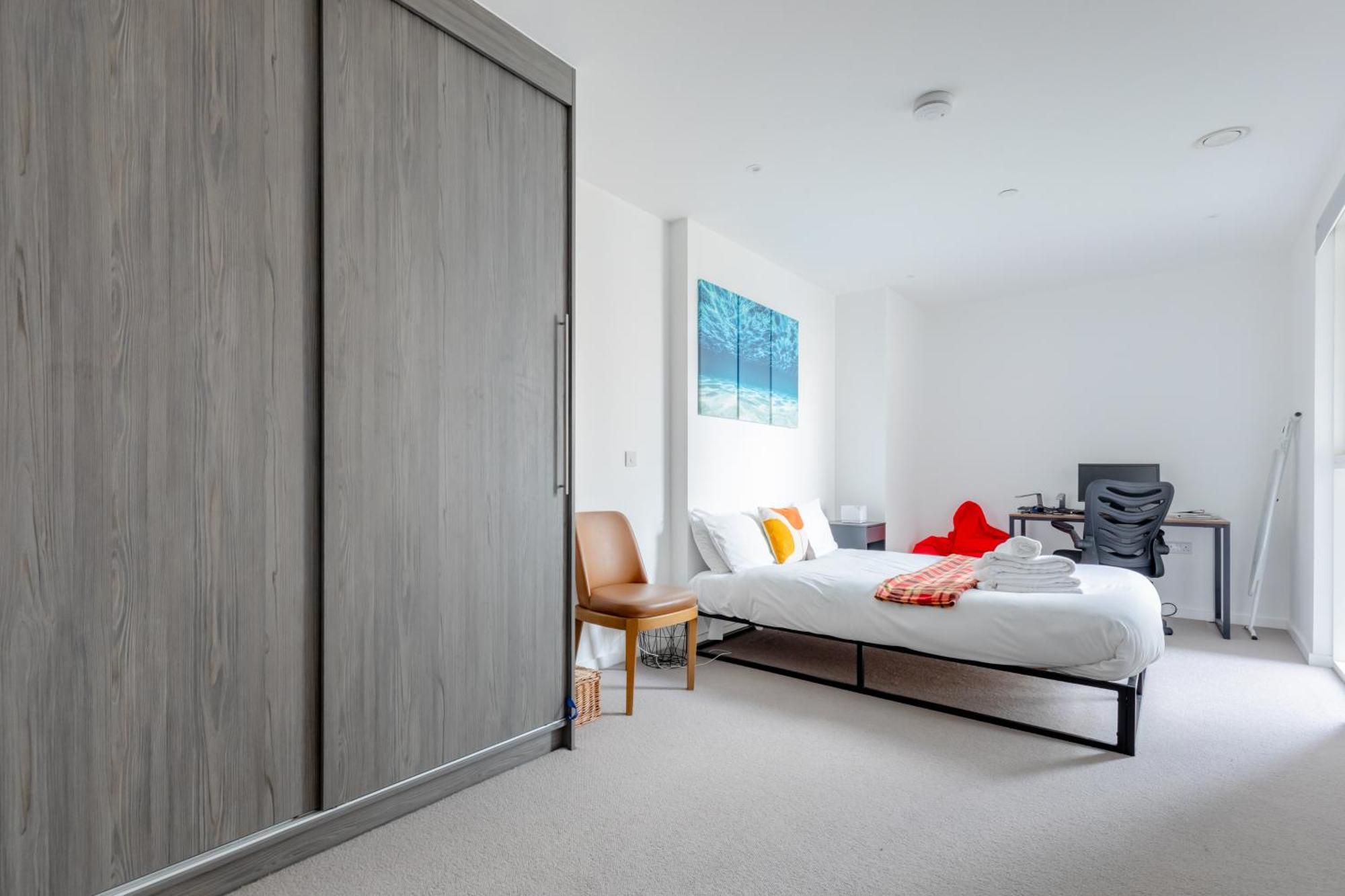 Apartamento Modern 1 Bedroom With Balcony In Surrey Quays *