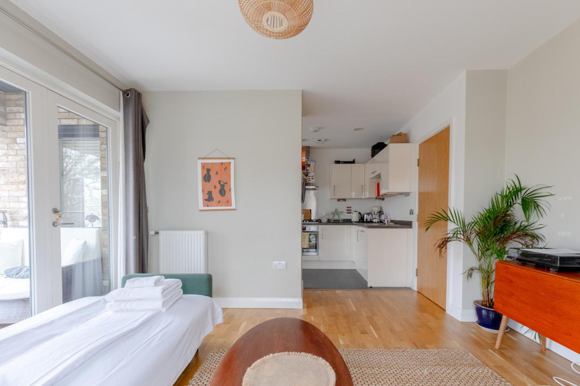 Apartamento & Modern 1bd Flat With Balcony Hackney! *