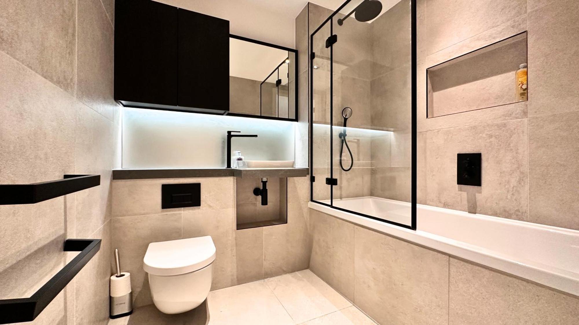 Apartamento Us Embassy Nine Elms Modern 1000mb Ultra Fast Wifi Londres