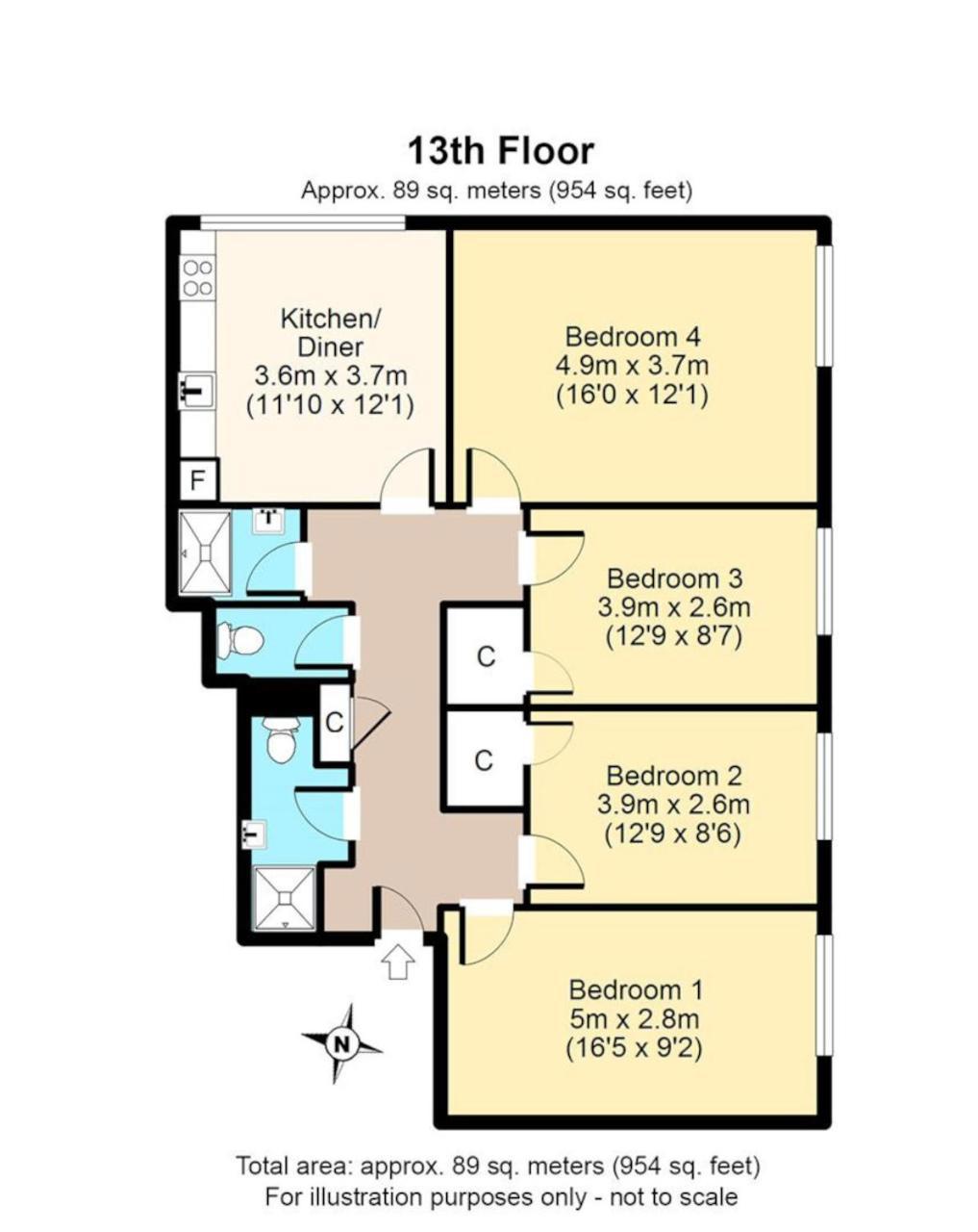 4-bed Flat With Stunning Views Londen