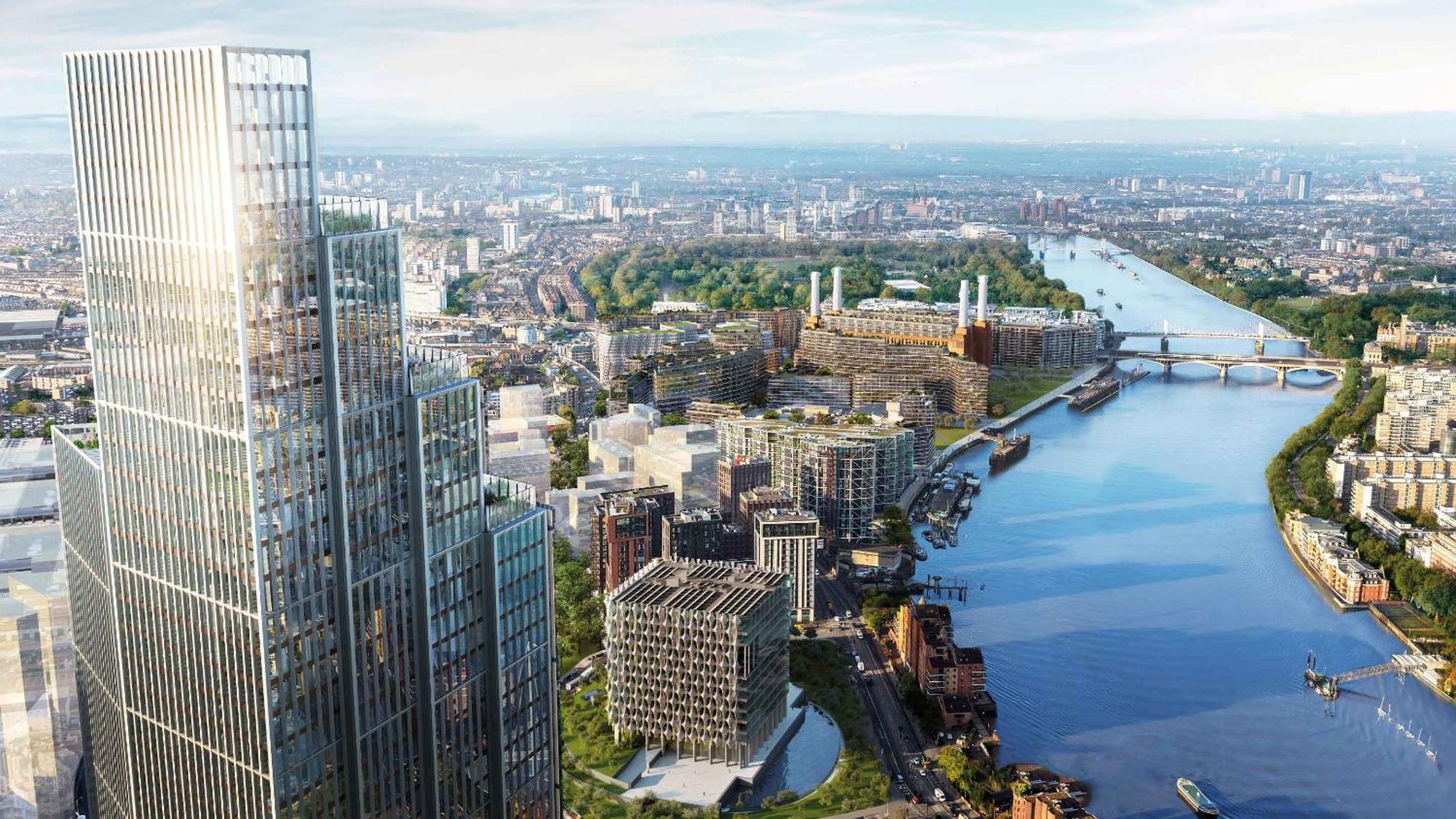 Battersea Power Station - Winter Garden Balcony & 1gb Wifi - Luxurylondonstays Apartamento