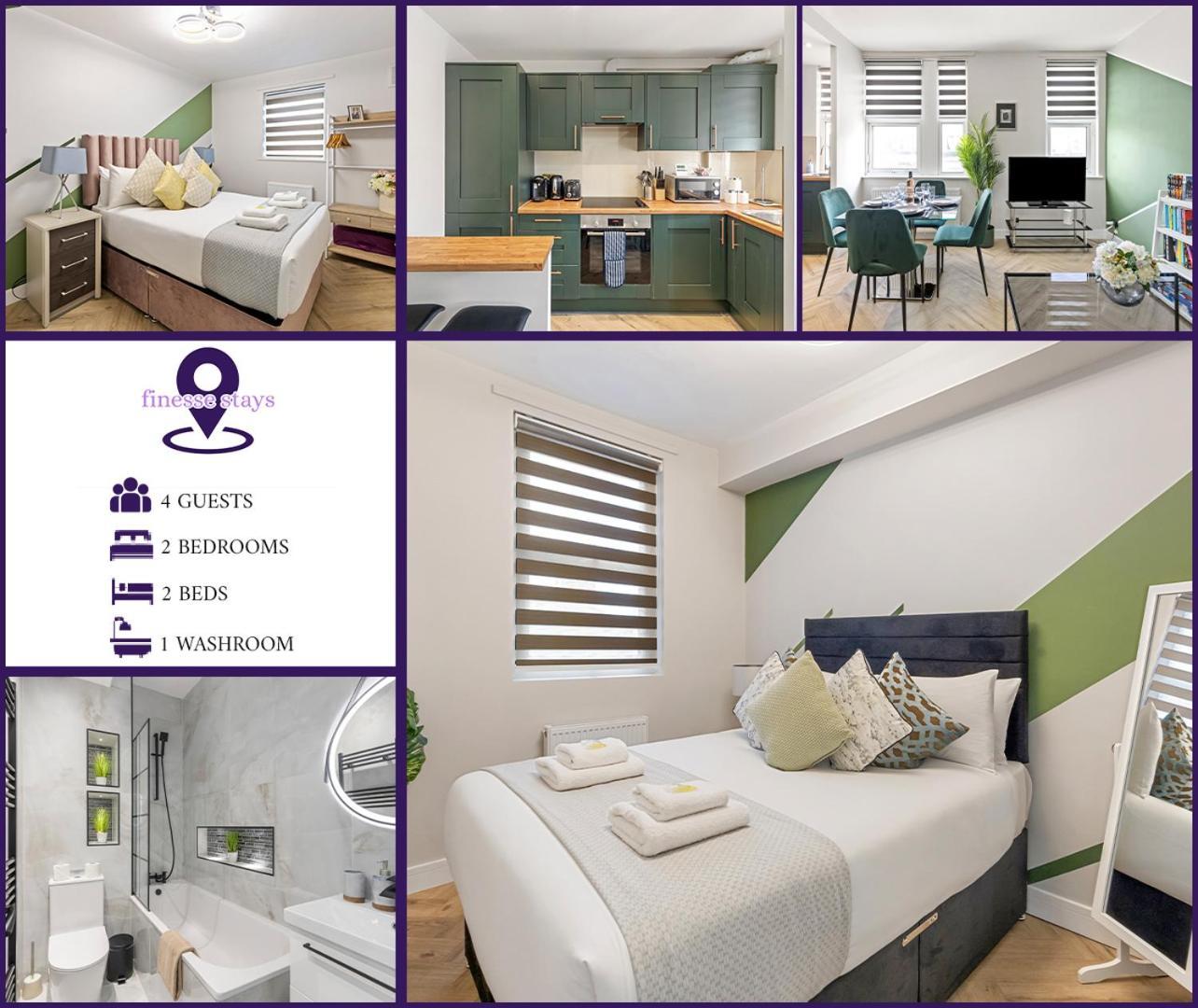 Last-minute Secure ! Limited Time L Exclusive On 2 Bedroom, High Spec Luxury Flat By Finesse Short Lets & Serviced With Free Wifi