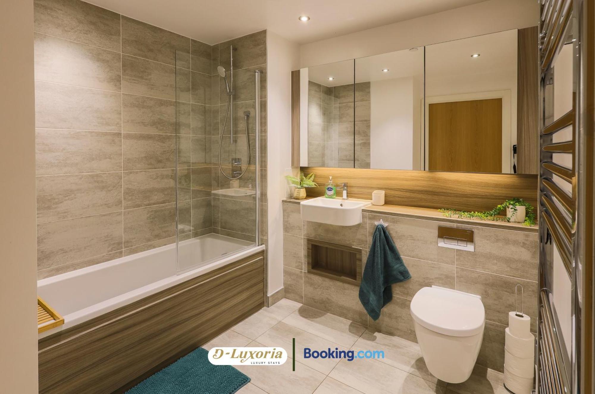 Apartamento Stylish 2br By Dluxoria Short Lets & Serviced Greater With Pet Friendly, Free Wifi & Free Parking Londres