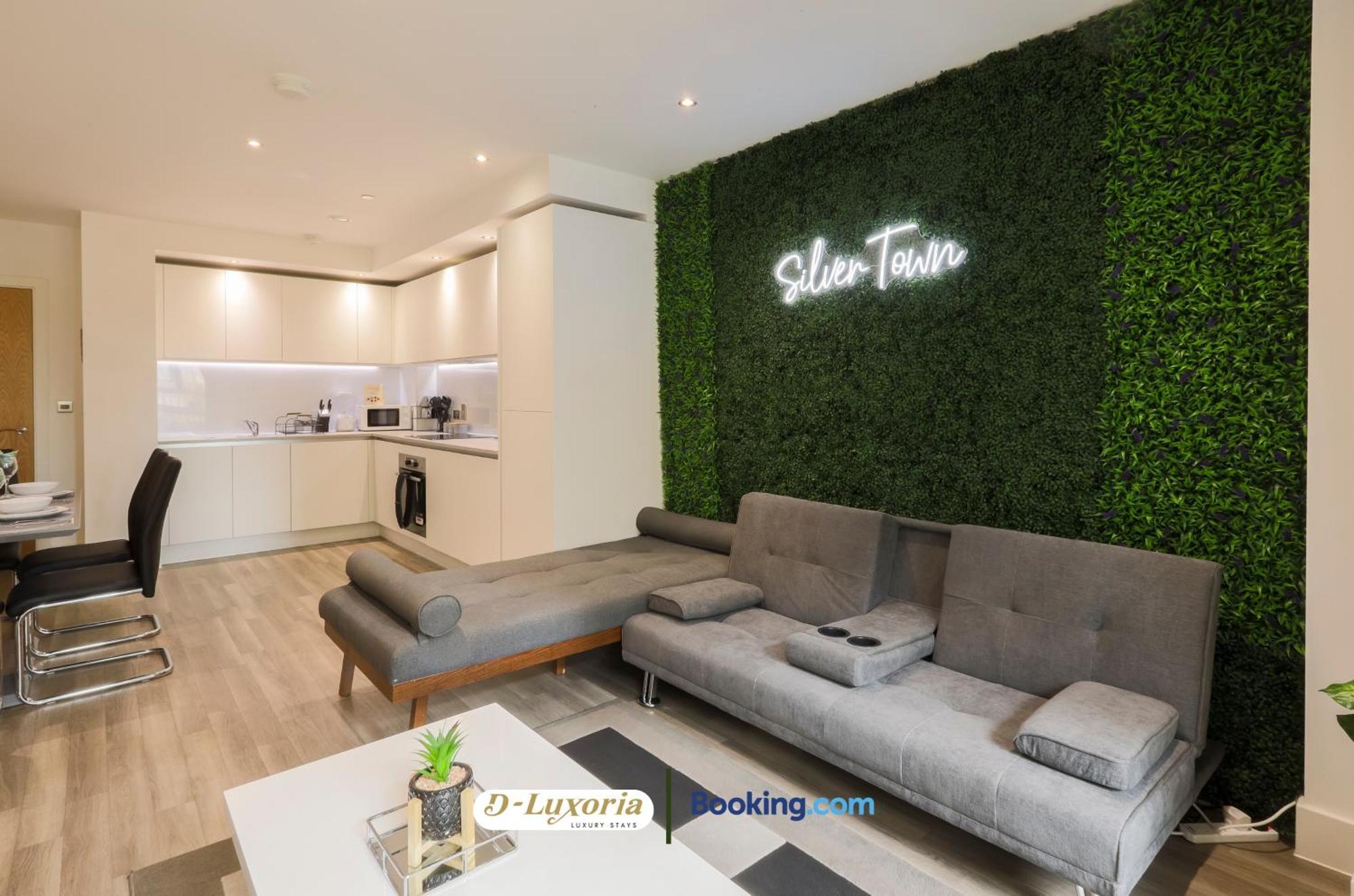 Stylish 2br By Dluxoria Short Lets & Serviced Greater With Pet Friendly, Free Wifi & Free Parking Apartamento Londres