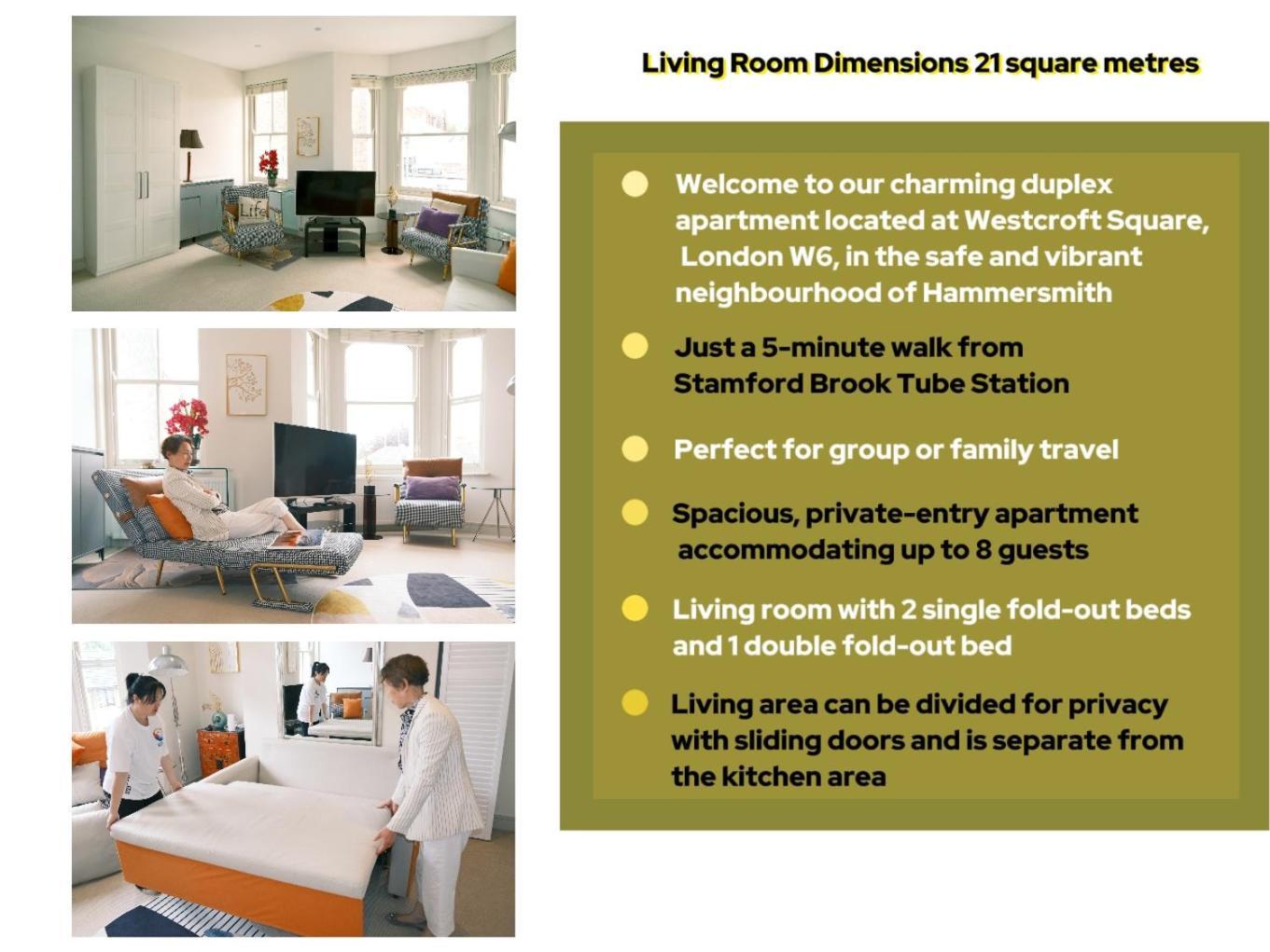 Apartamento Spacious Duplex Flat West For Families & Groups Londres