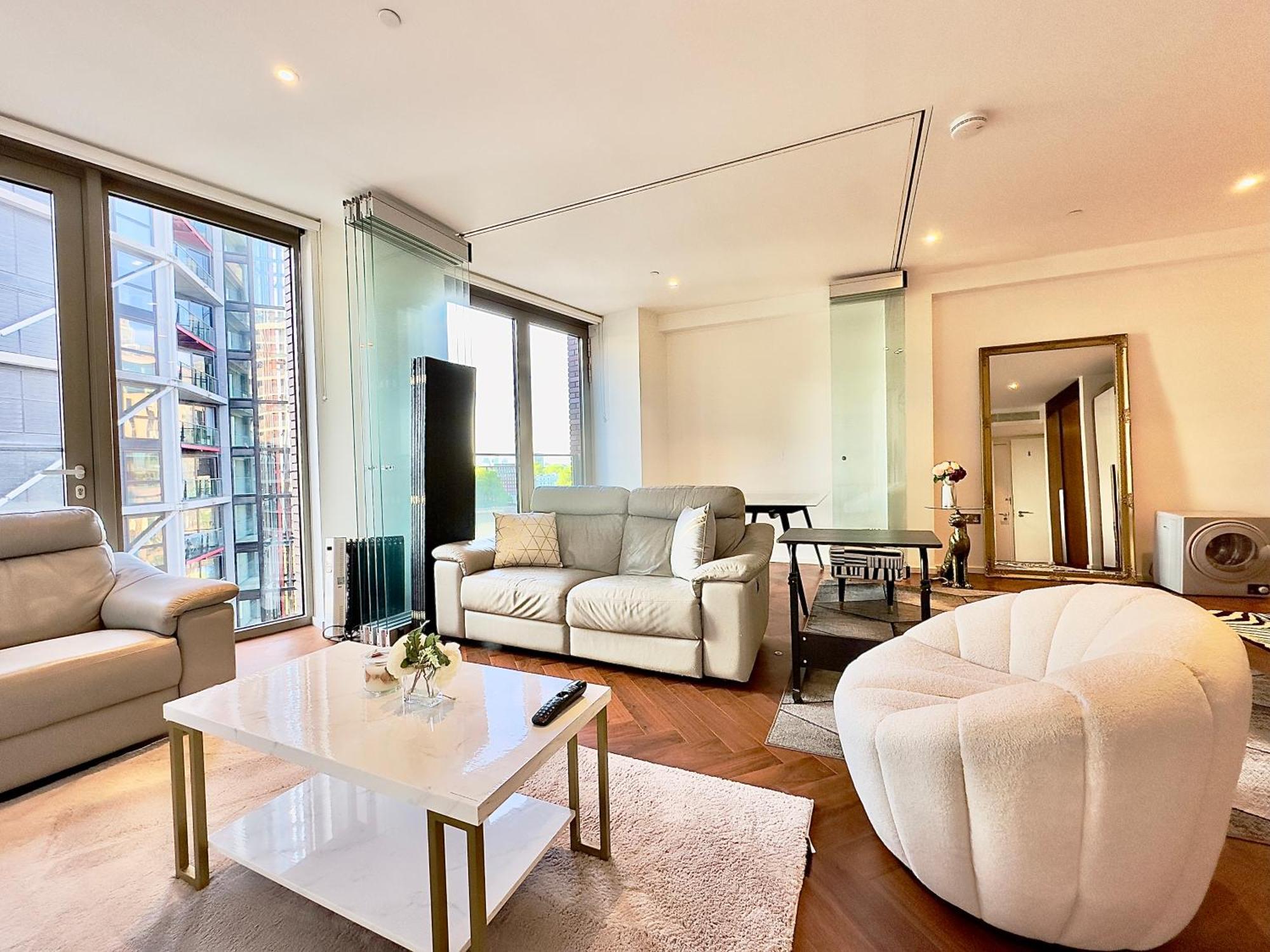 Appartement Lavish Penthouse River View Fast Wifi - Luxurylondonstays