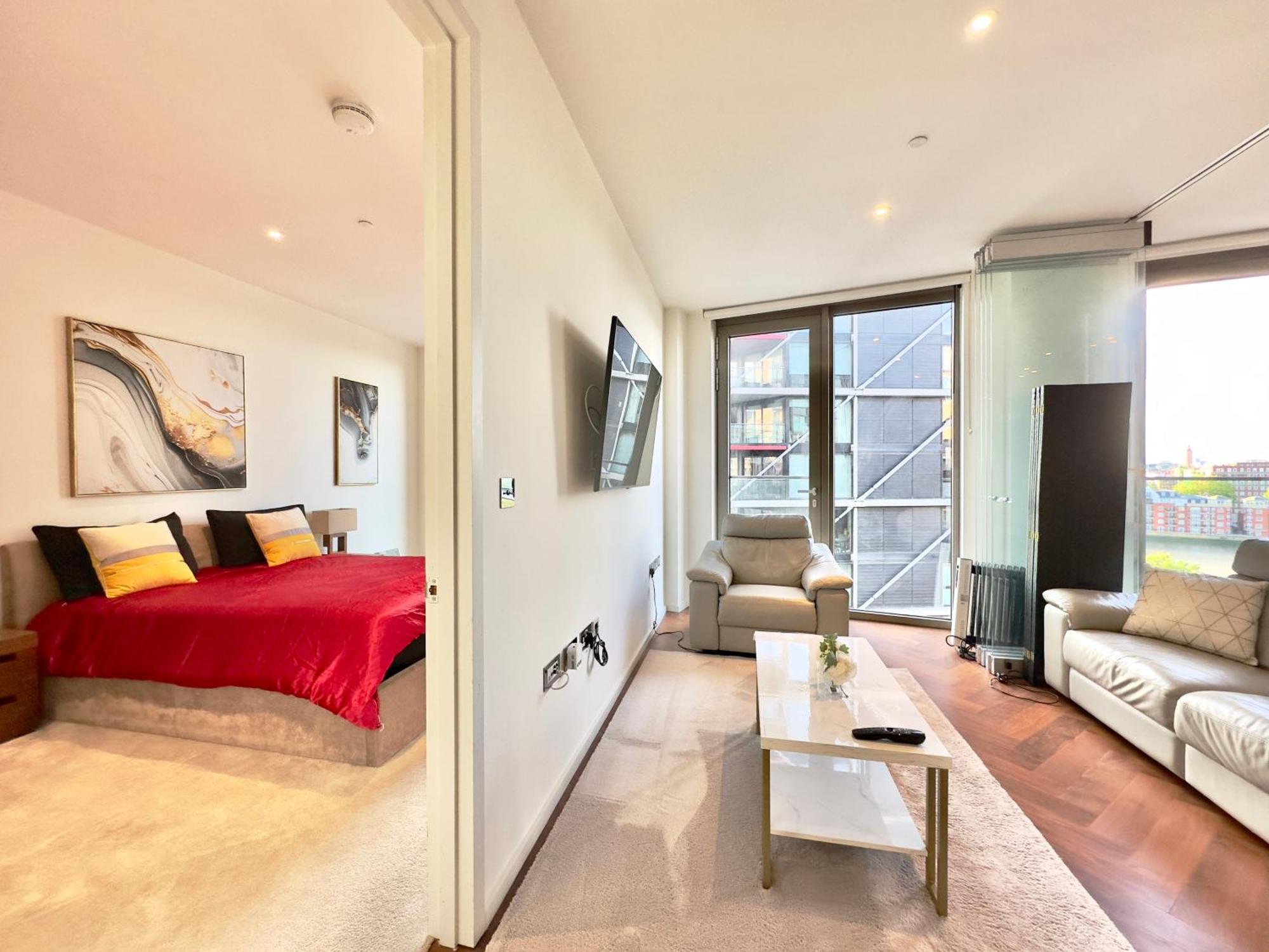 Lavish Penthouse River View Fast Wifi - Luxurylondonstays Appartement *