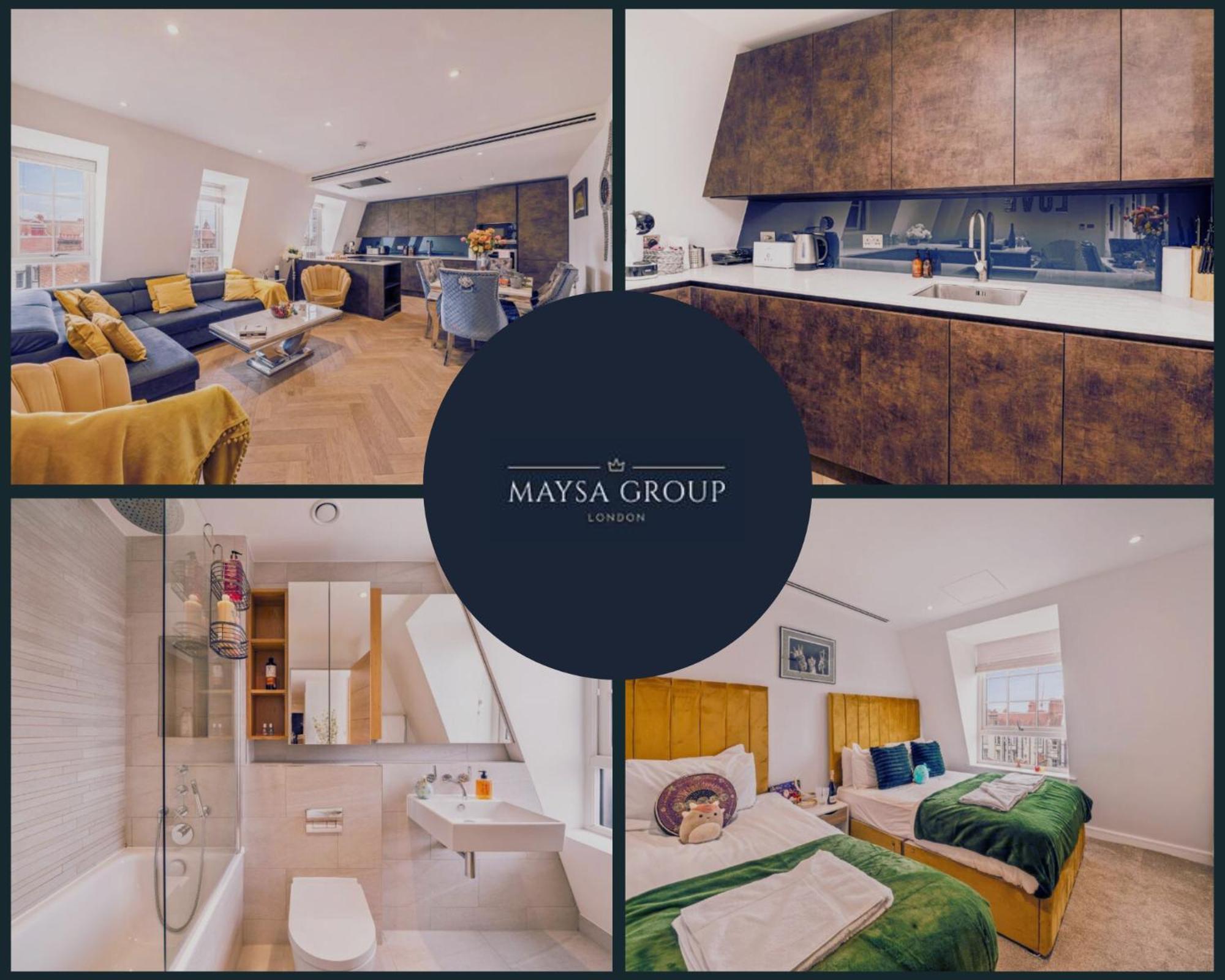 Spectacular 2-bedroom Penthouse In Marble Arch 75 Londres