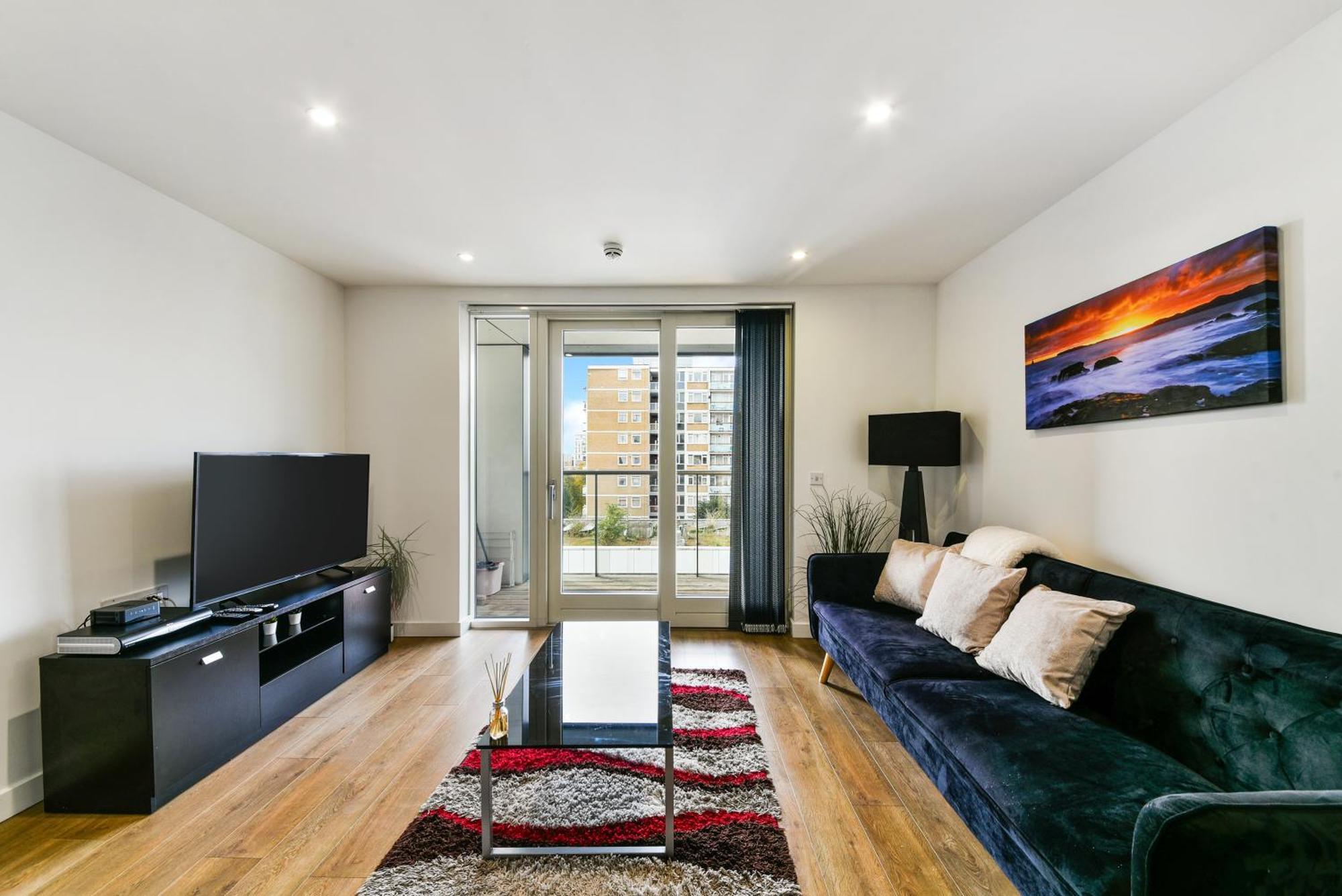 Stunning 2 Bed 2 Bath In Canary Wharf Appartement Londen