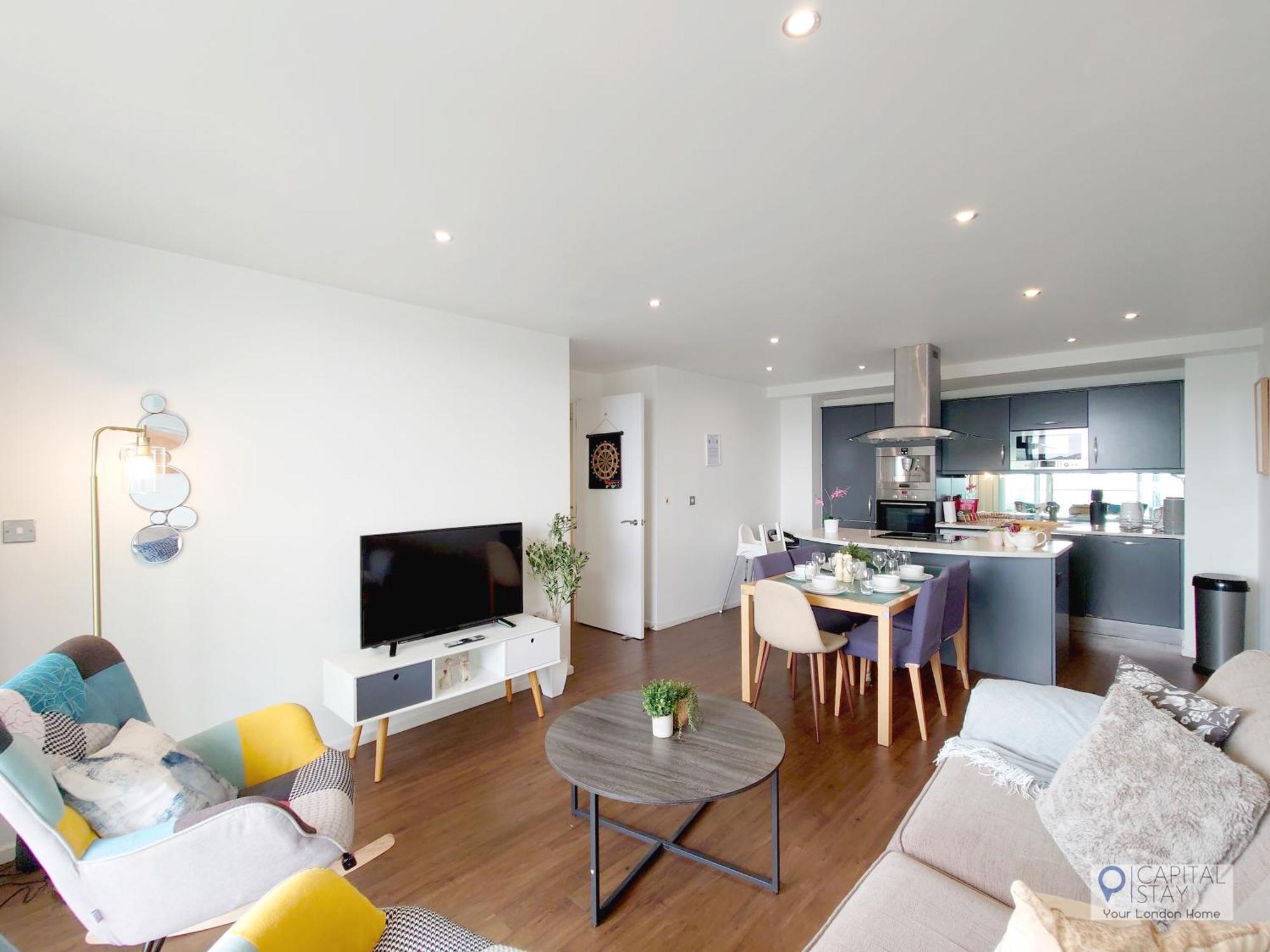 Apartamento Fully Serviced Two Bed With River View Londres