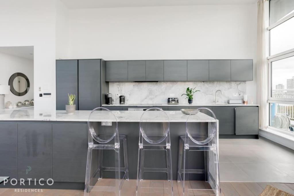 Appartement Portico Residences - Stunning Penthouse With River Views In Battersea Londres