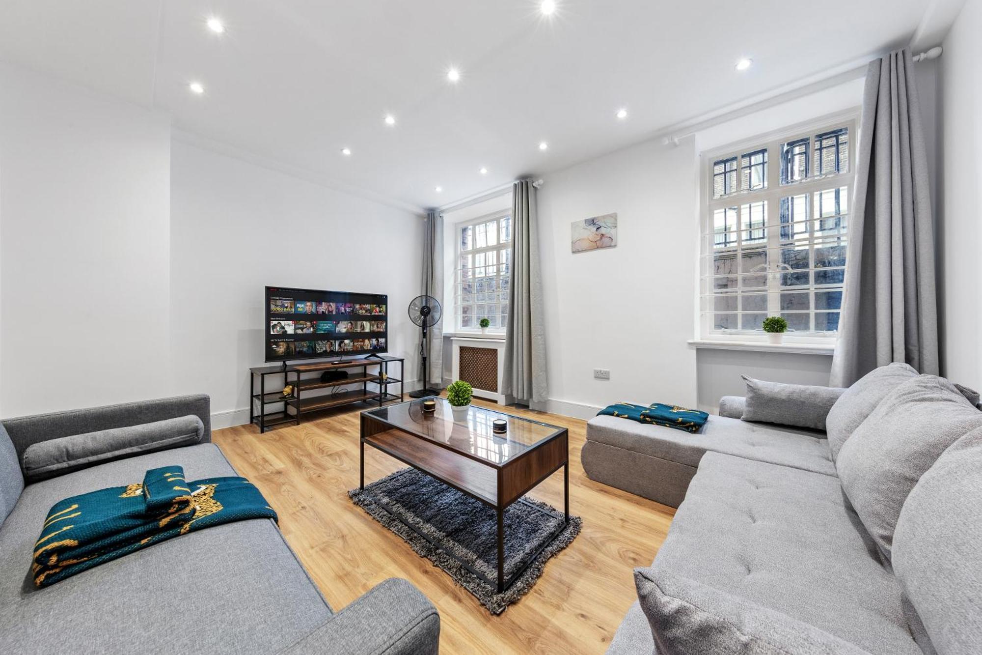 Sparkle 1bed Flat Step Away Hyde Park And Oxford Street Londen