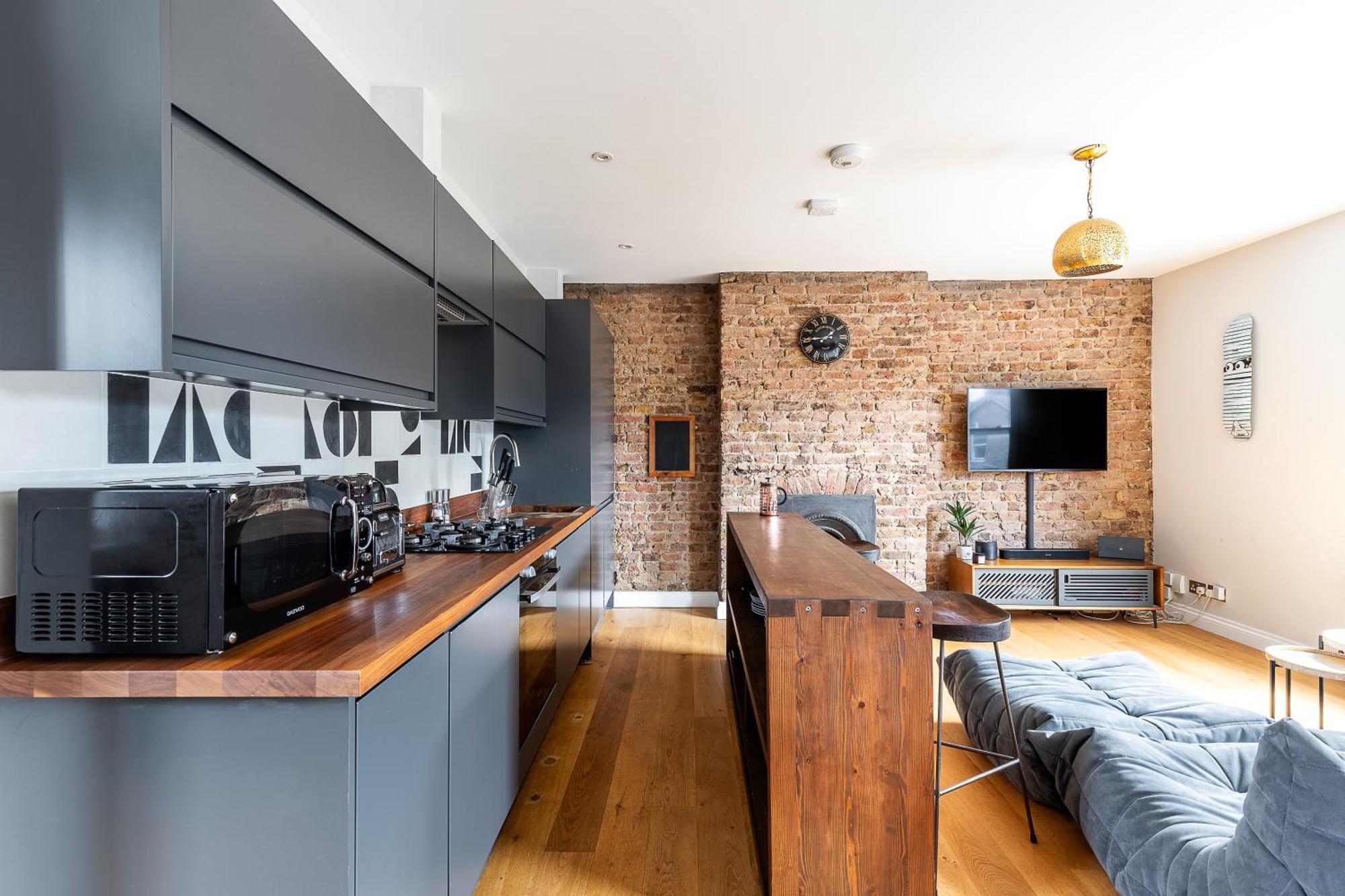 Rustic And Contemporary Haven In Brixton Appartement *