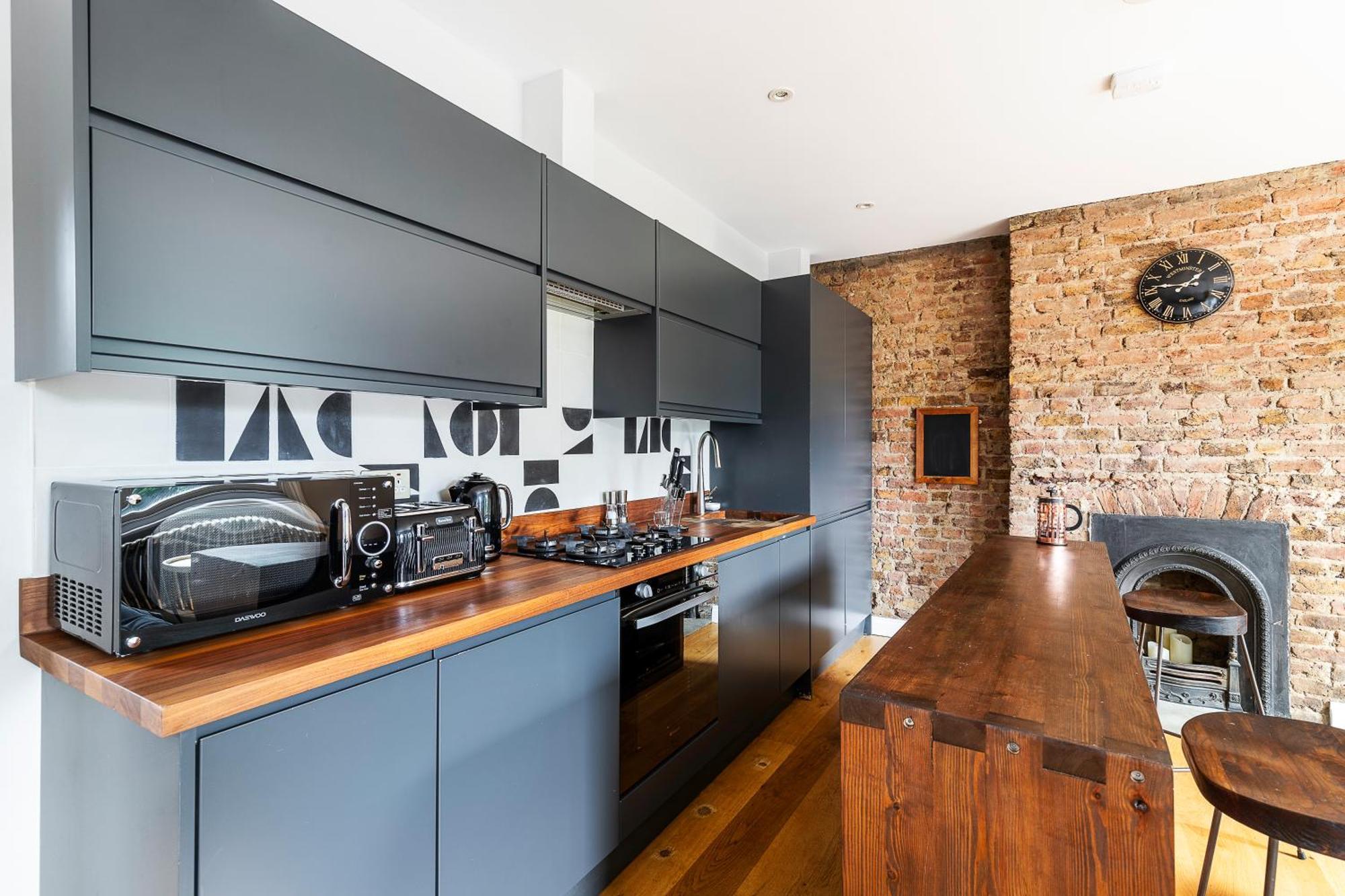 Rustic And Contemporary Haven In Brixton Appartement
