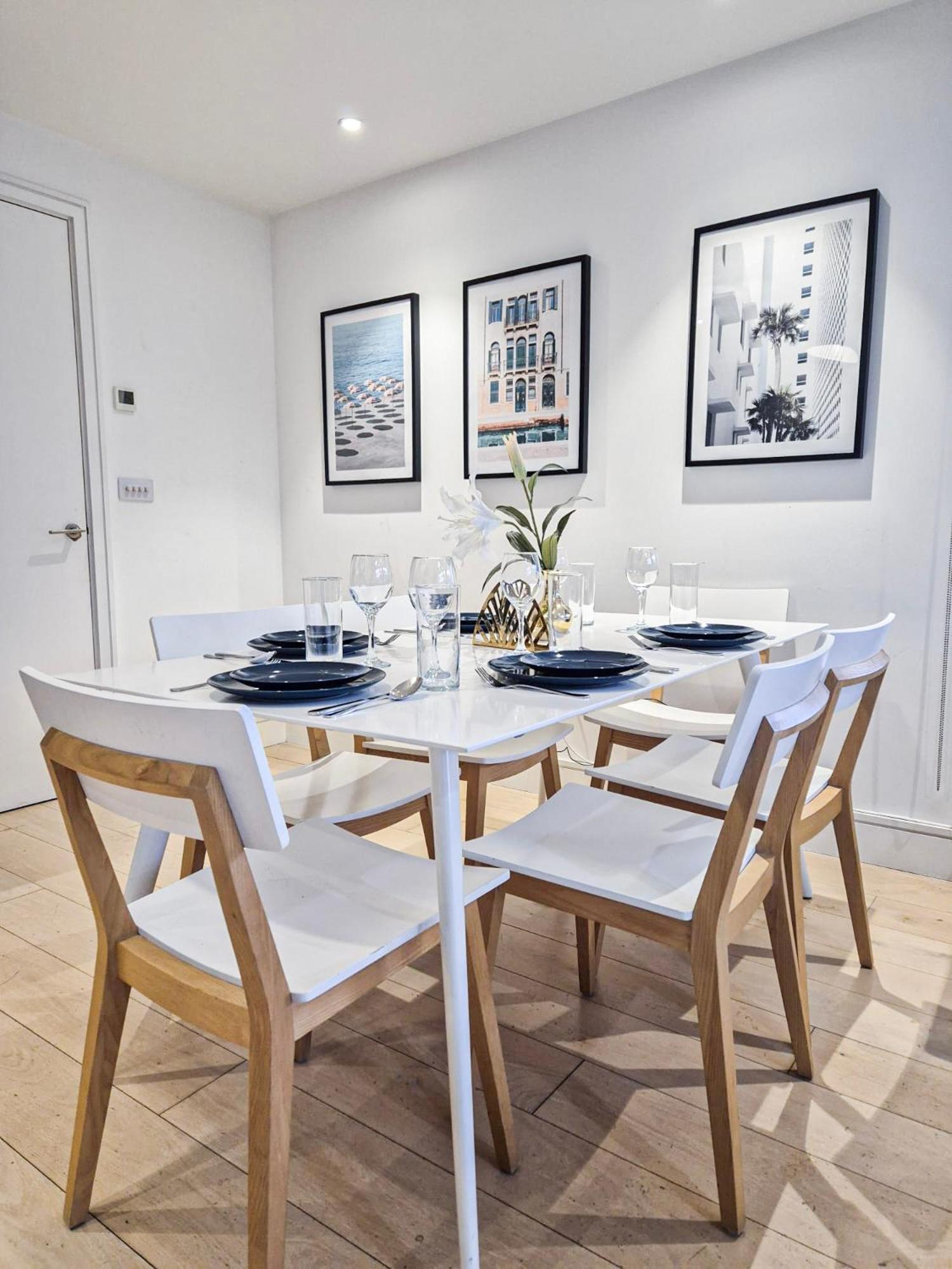 Appartement Modern & 3bedroom Flat With Pvt Balcony Steps From Regent's Park *