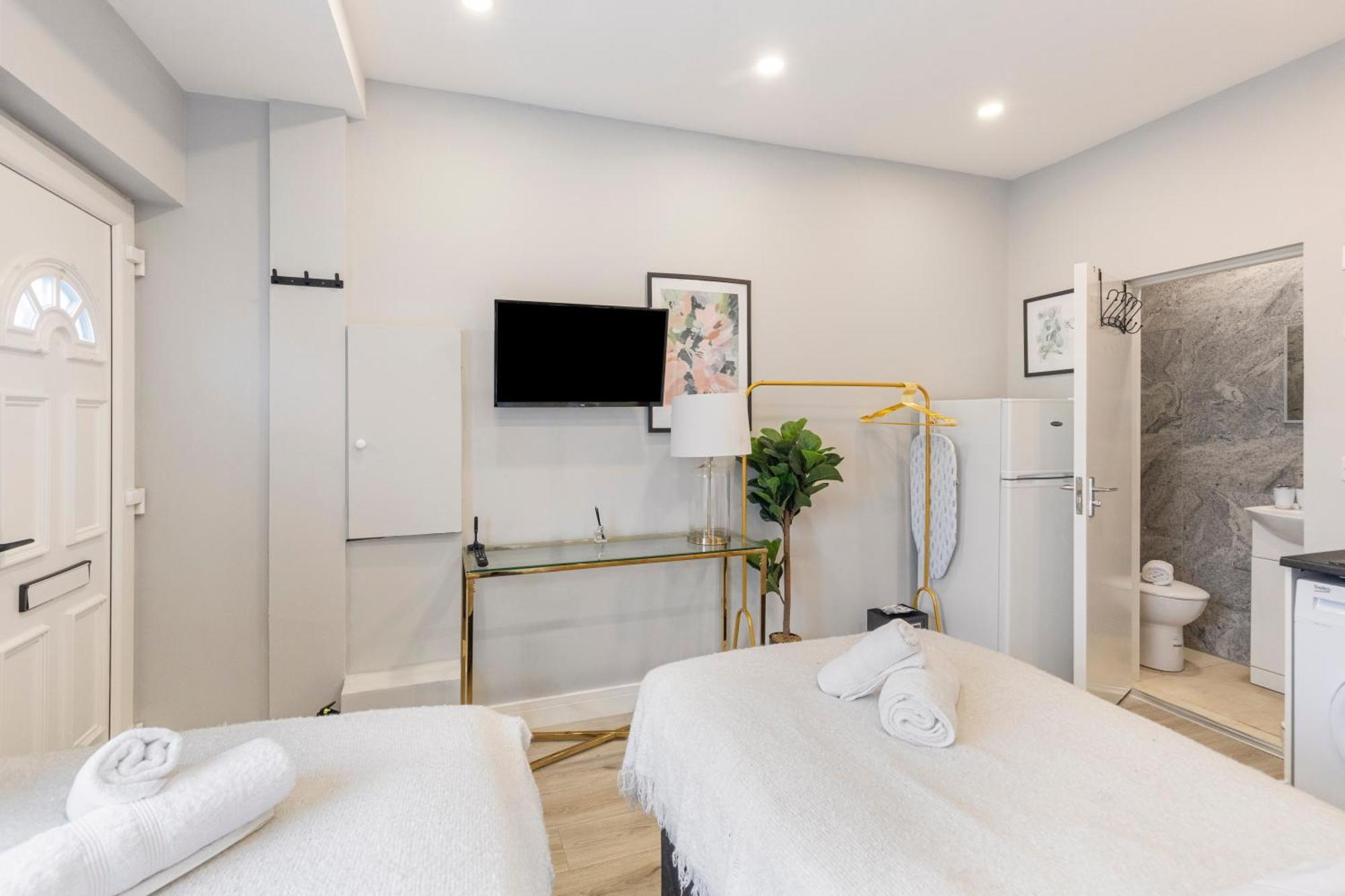 Trendy Twin Studio Modern Comfort For 2!