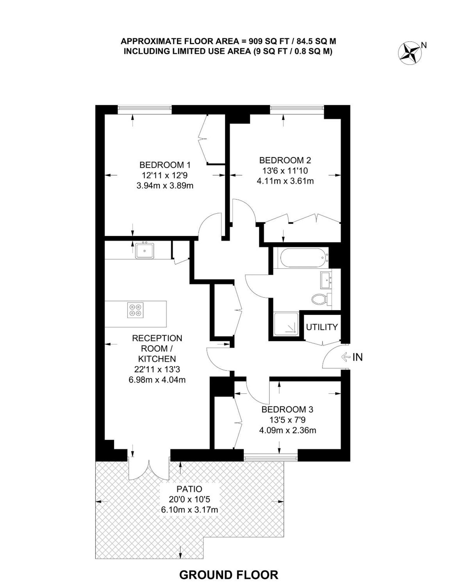 3b Modern - Garden & Free Parking *
