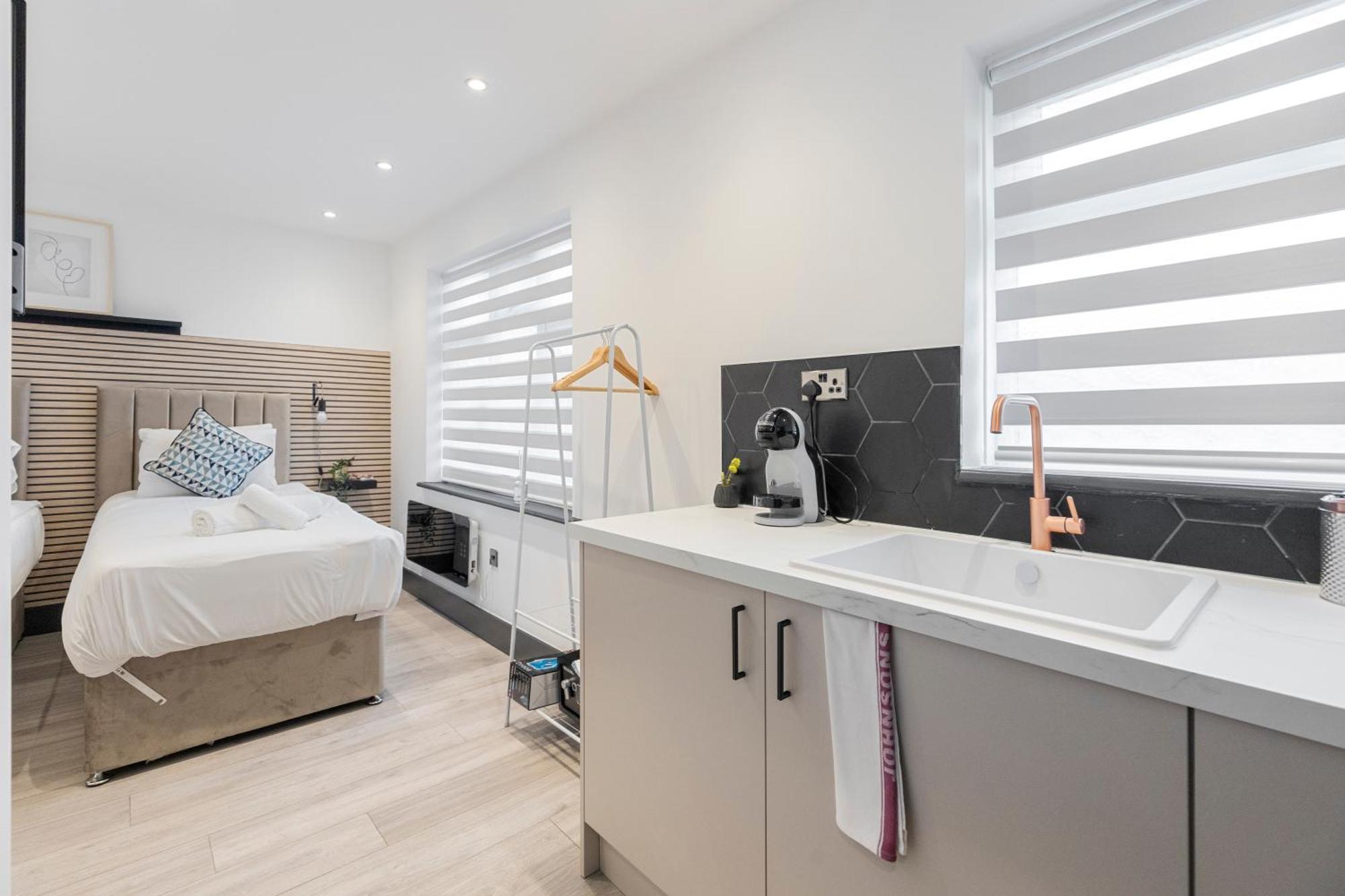 Urban Simplicity Twin Bed With Kitchenette Apartamento Londres