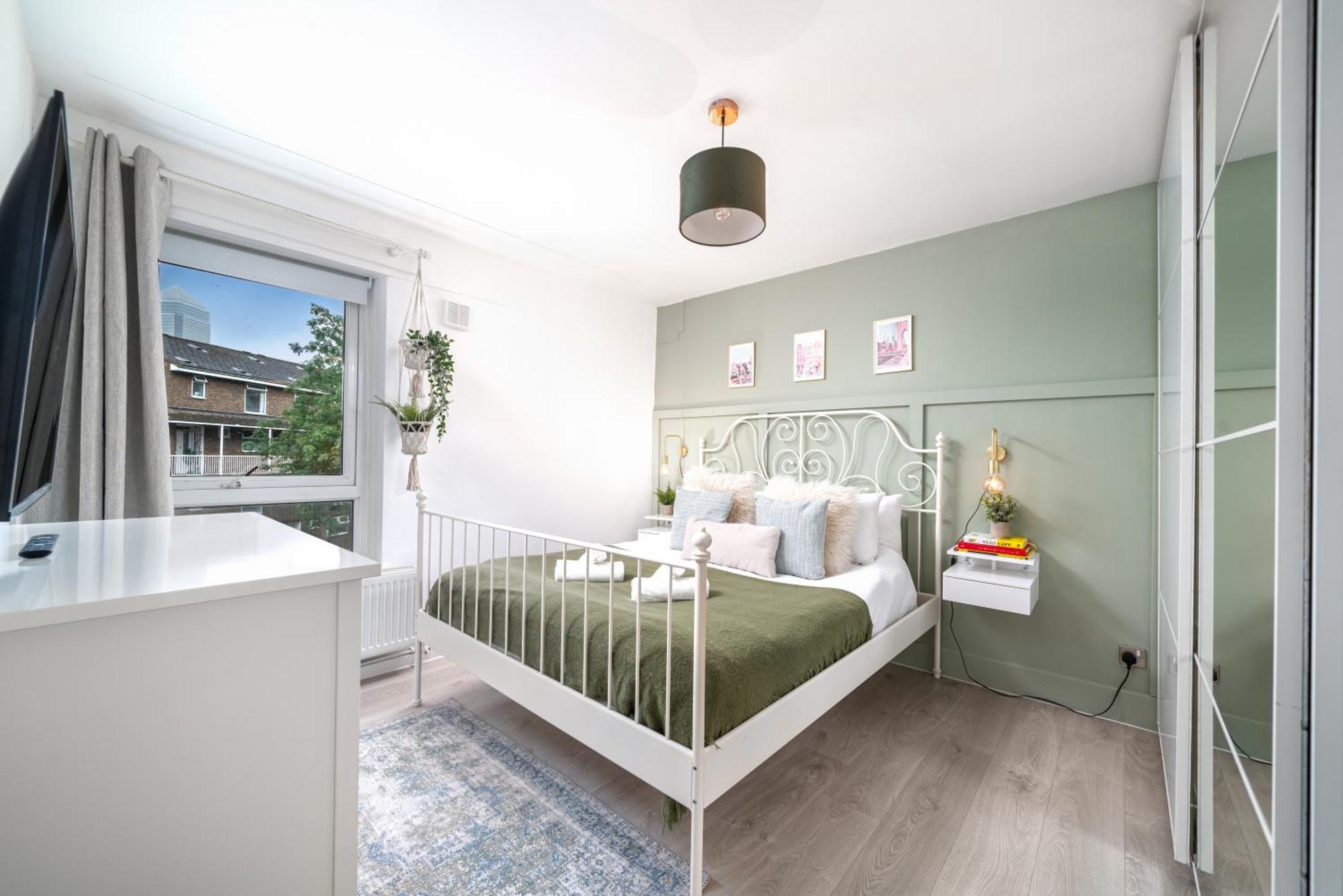 Modern & Spacious Canary Wharf Apartment, Prime Location, Balcony, Near O2, Excel, Airport & Greenwich Appartement