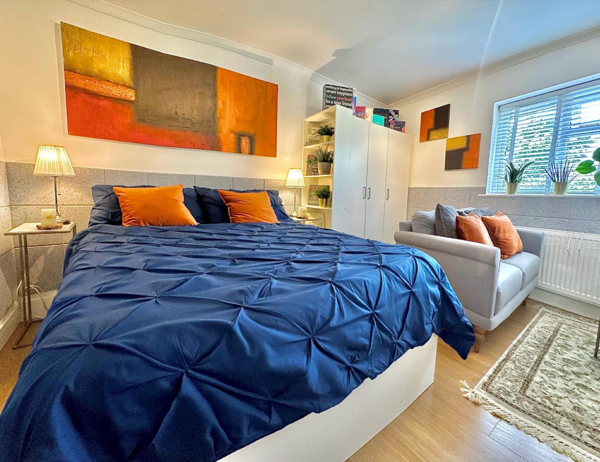 Appartement Stunning Business Travellers Studio En-Suite Bathroom Garden View