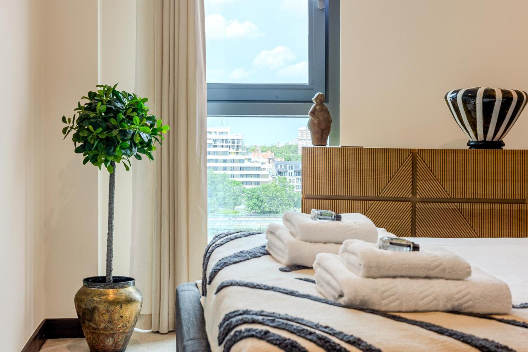 Appartement Upscale Riverfront 1br Flat, Prestigious Battersea *