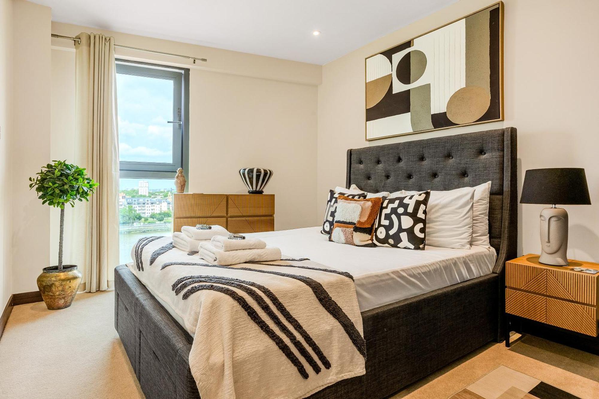 Appartement Upscale Riverfront 1br Flat, Prestigious Battersea *