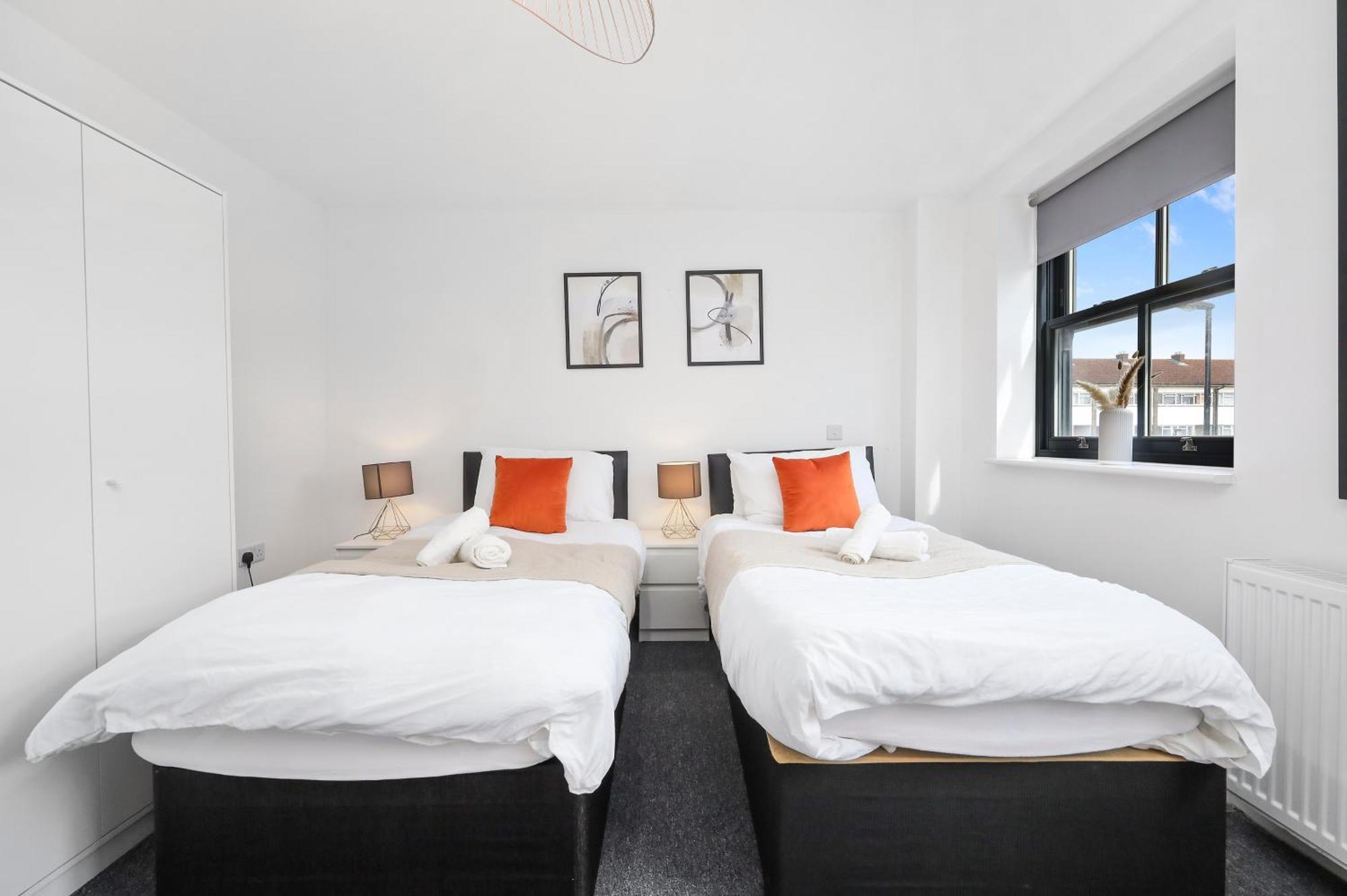 Appartement Bright Cosy Greenwich - 3 Bedroom 5 Beds - Free Parking *