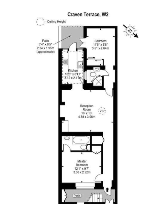Appartement Charming Hyde Park Private With Back Patio By Lancaster Gate And Paddington Station