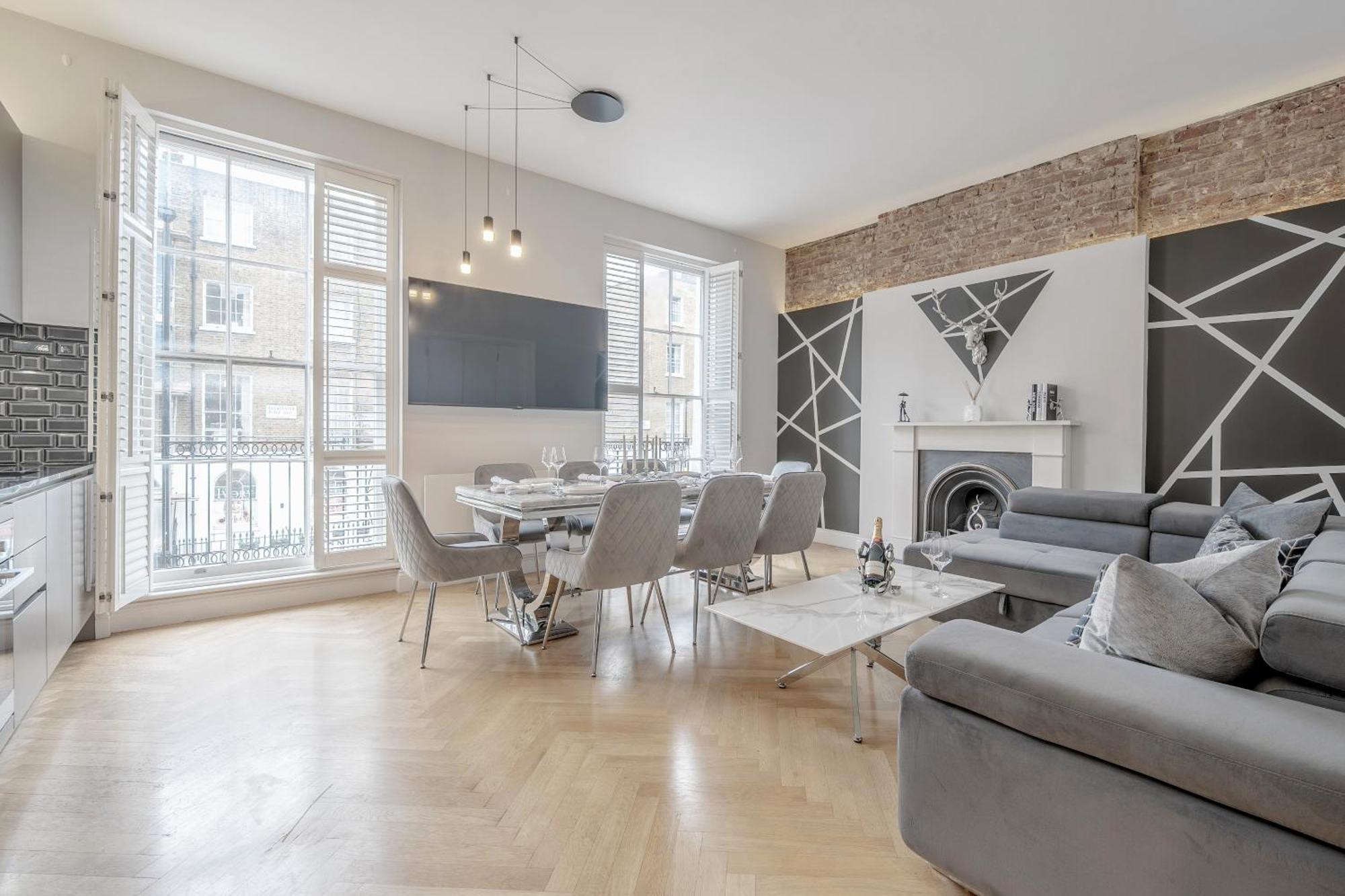 Baker St / Marylebone / Sherlock Holmes 3bed2bath Apartamento *