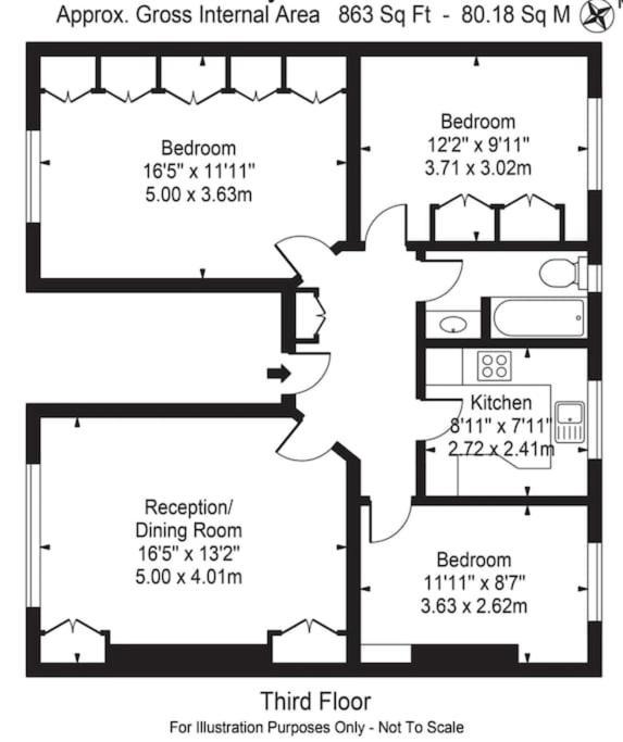 3-bedroom With Parking In Maida Vale *