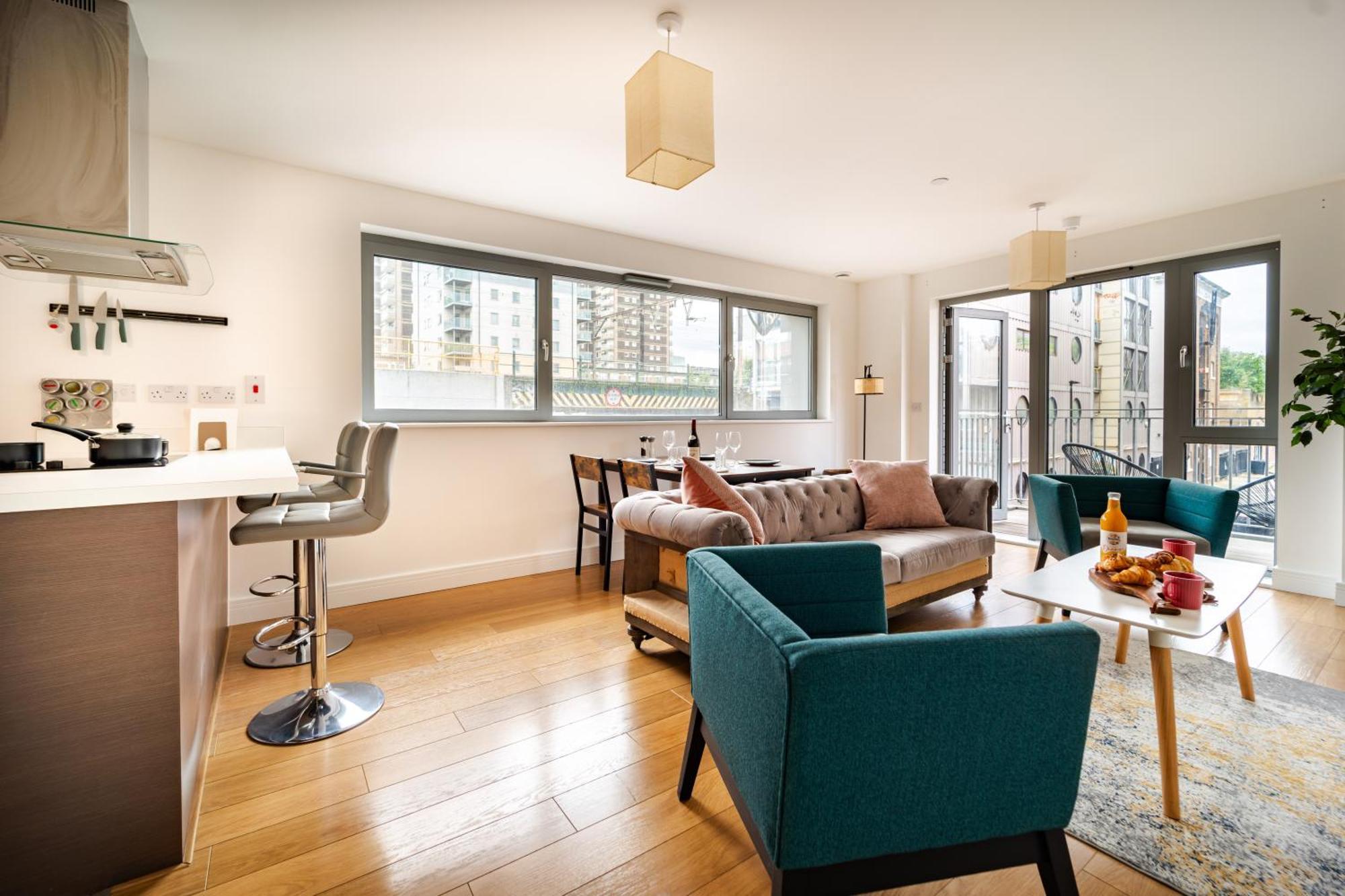 Apartamento Chic Near Tower Hill With A Gym Londres