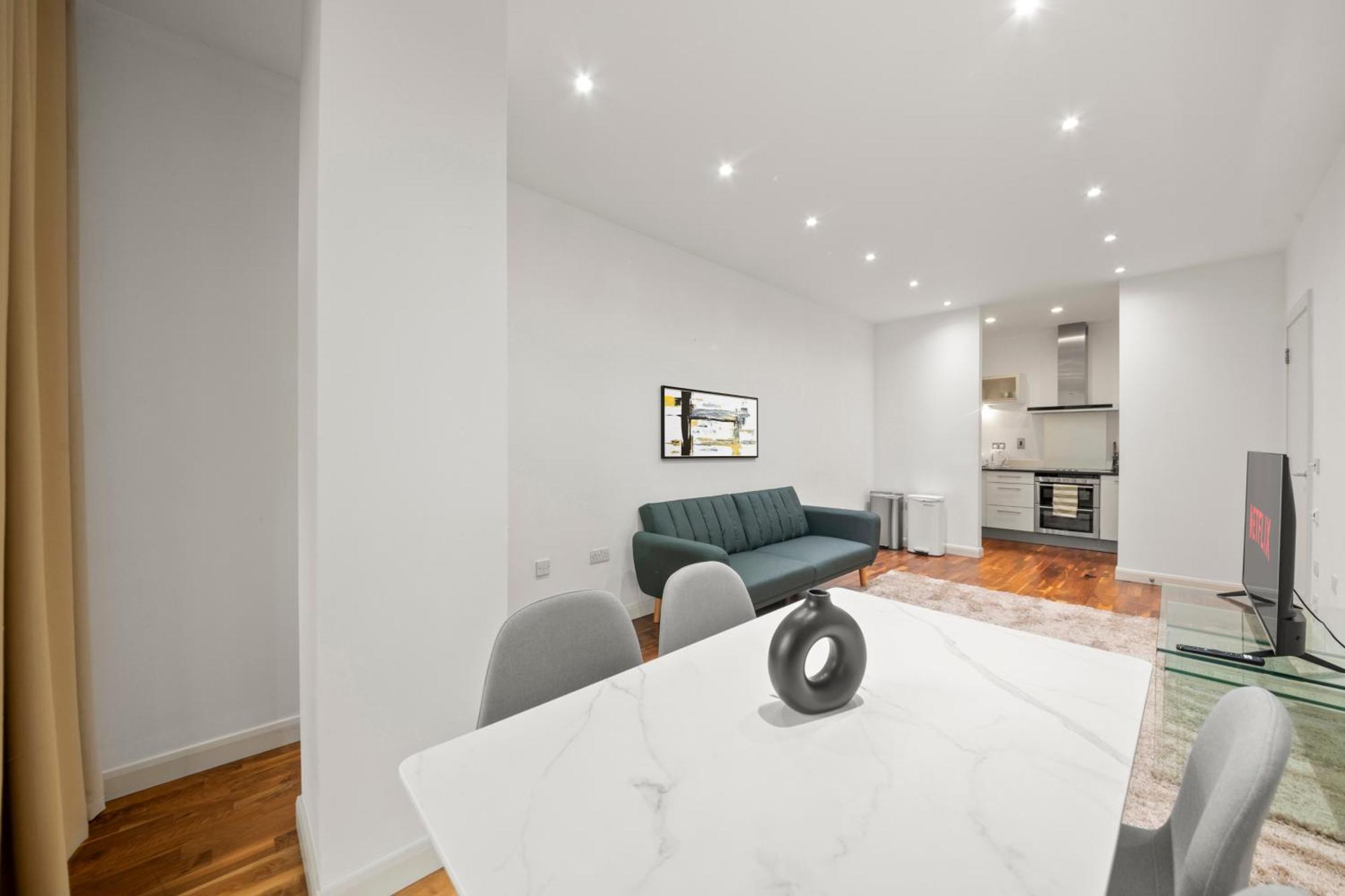 Apartment Londwell, Canary Wharf River Thames Balcony Penthouse London