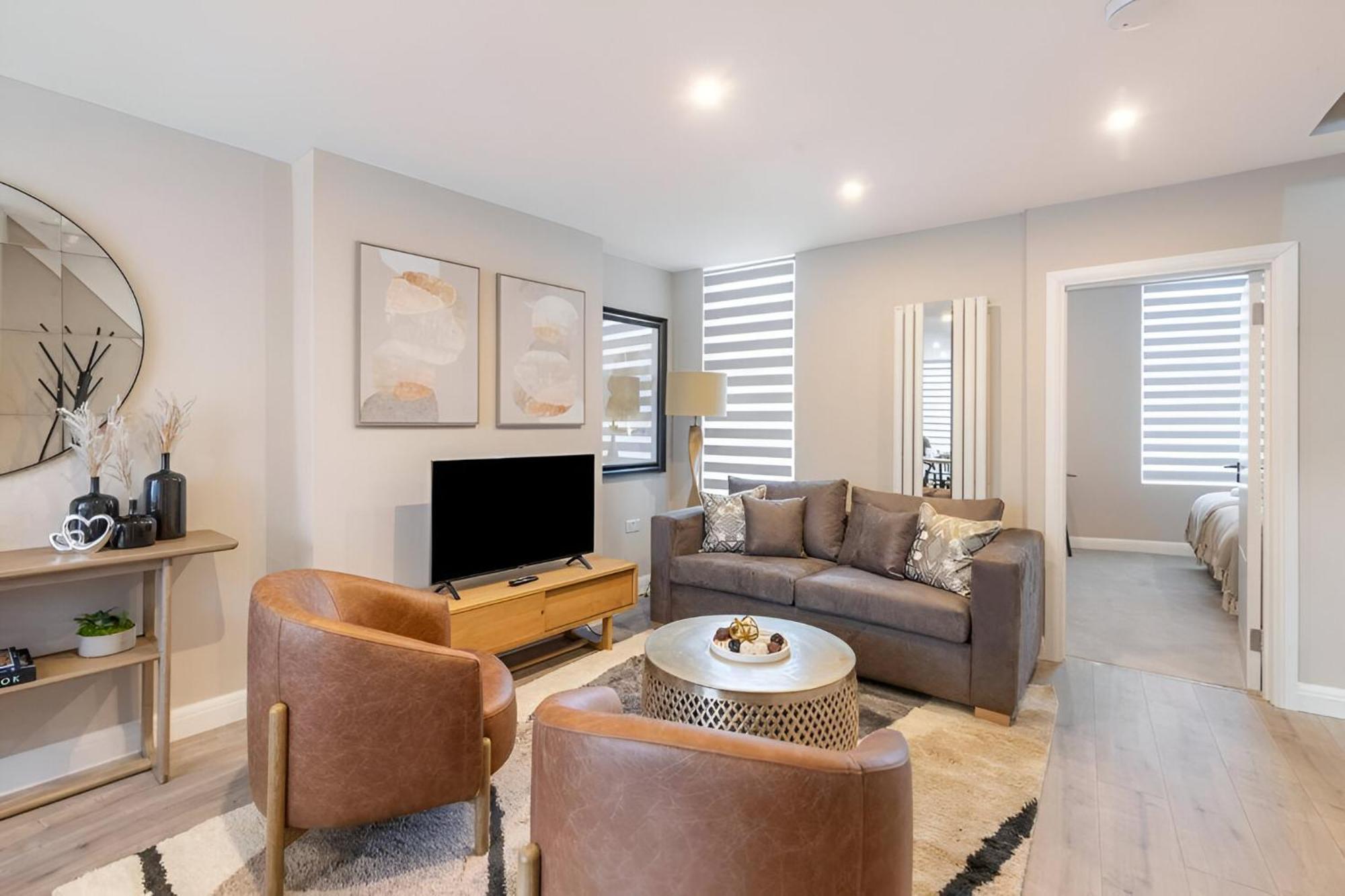 Apartamento Earthy Elegance Stylish 4br For Urban Escapes