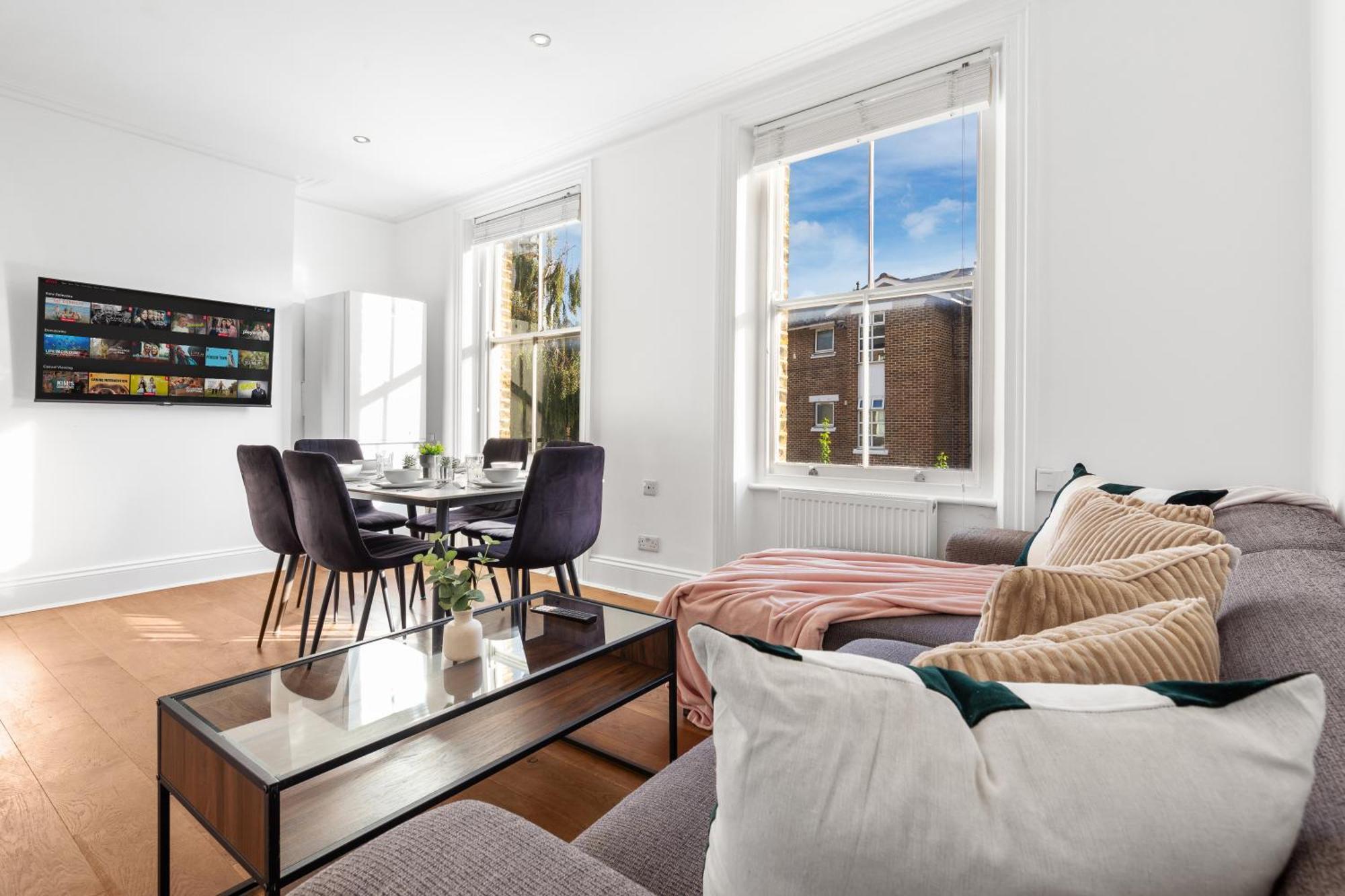 Apartamento Luxury 4 Bedroom Flat With Stunning Shard View From Terrace In London! Next To Station, Sleeps 9 Londres