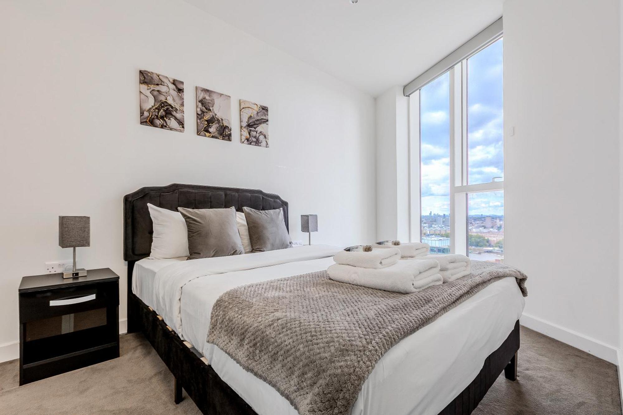 Appartement Bright 2br High Floor Flat, Nine Elms, 3min Tube *