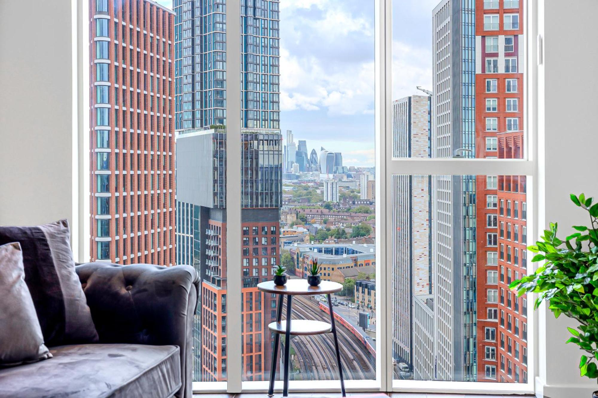 Appartement Bright 2br High Floor Flat, Nine Elms, 3min Tube