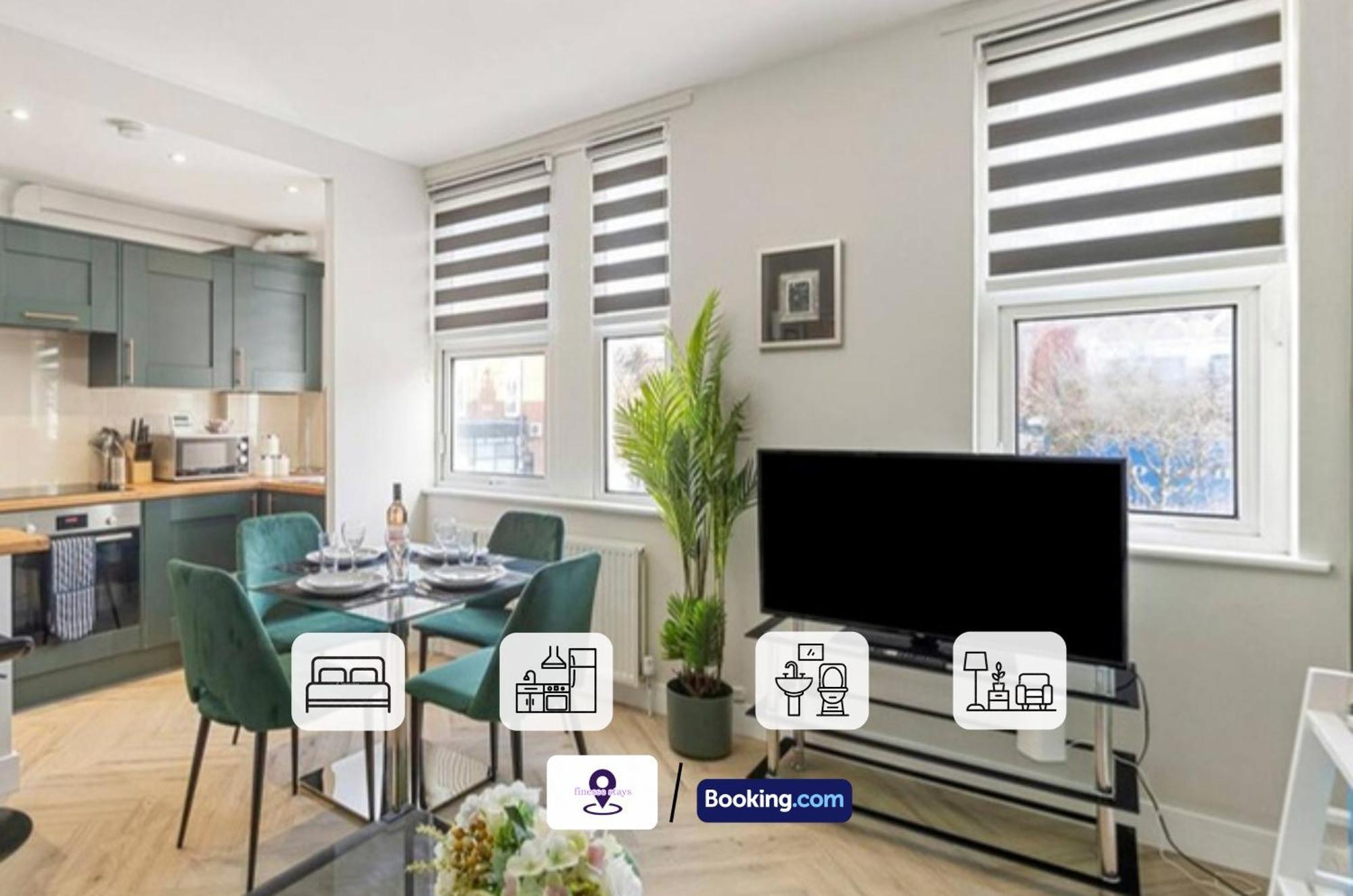 Apartamento Last-minute Secure ! Limited Time L Exclusive On 2 Bedroom, High Spec Luxury Flat By Finesse Short Lets & Serviced With Free Wifi