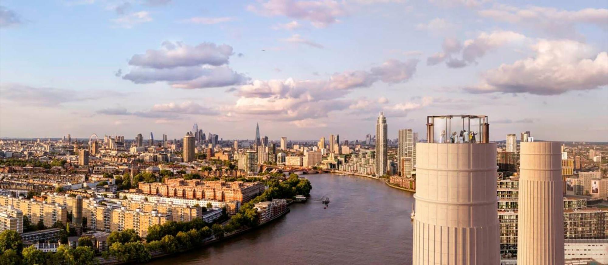 Elegant 3-bedroom Penthouse With A Private Terrace, Lift Access, And Free Wi-fi, Located In Battersea, Nine Elms Appartement