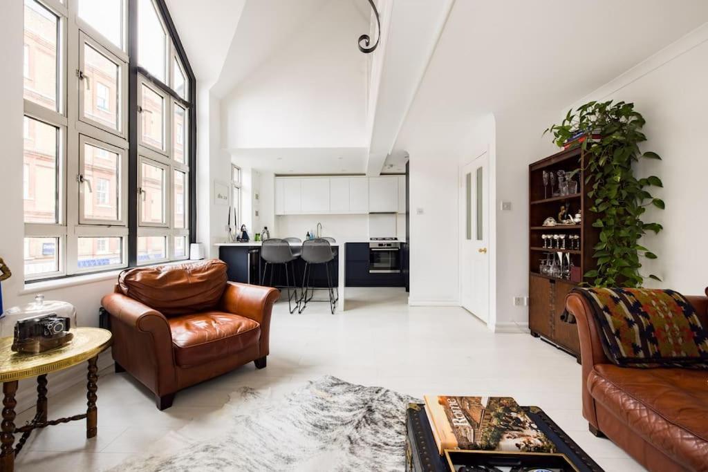 Stylish 2 Bed Loft With Terrace 2 Min From Tube Appartement