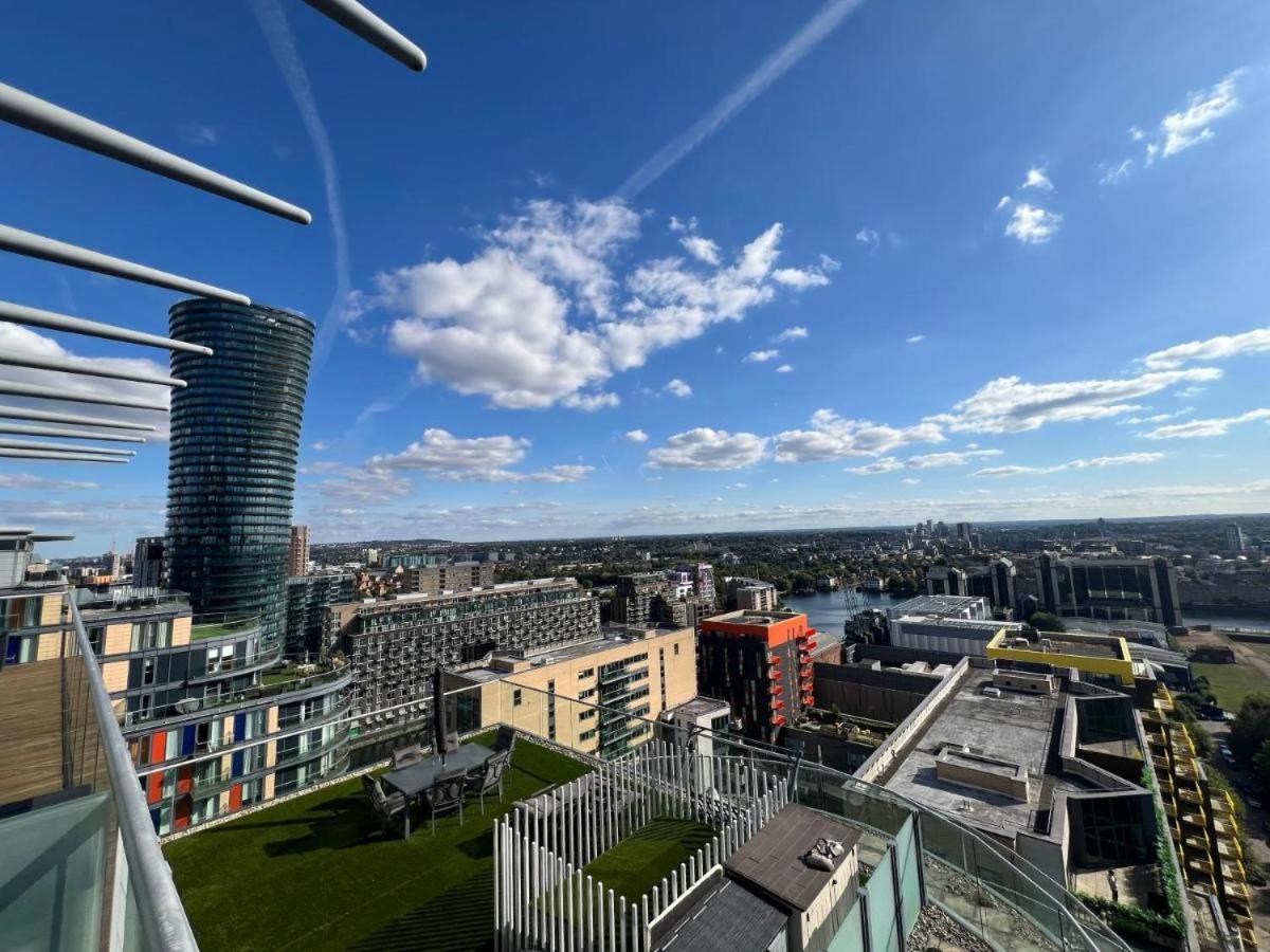 Panoramic View In Canary Wharf Penthouse Apartamento Londres