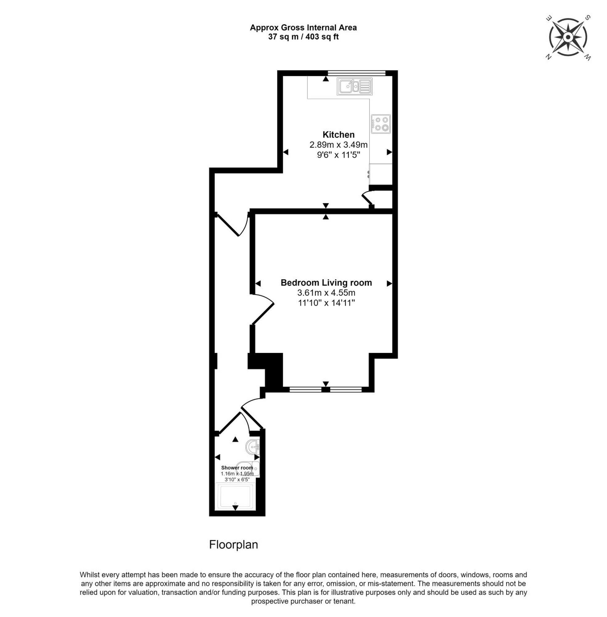 1 Bed Flat In East Dulwich London