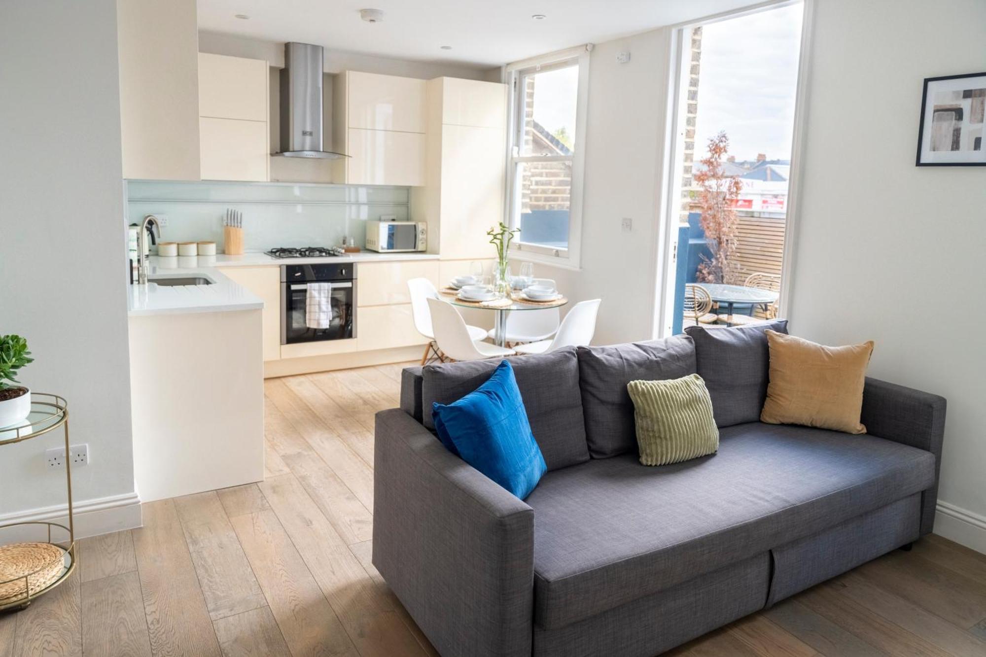 Brixton 2bed Flat Privateterrace Tv Wifi Appartement *