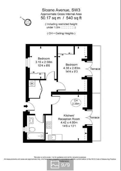 2br Penthouse With Balcony * Londres