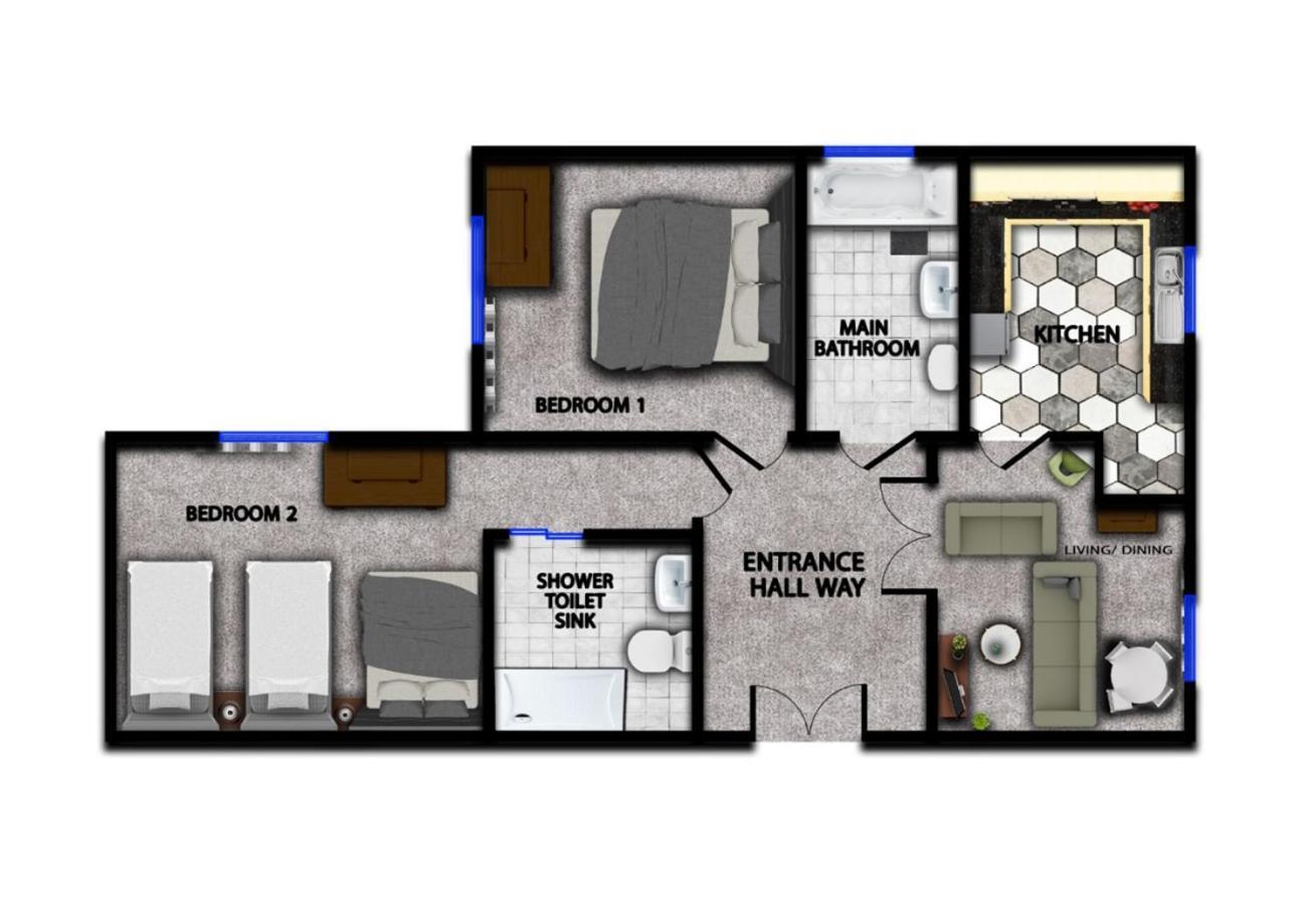 Apartamento Family-friendly 2-bed, 2-bath Xmas - Book Now! *