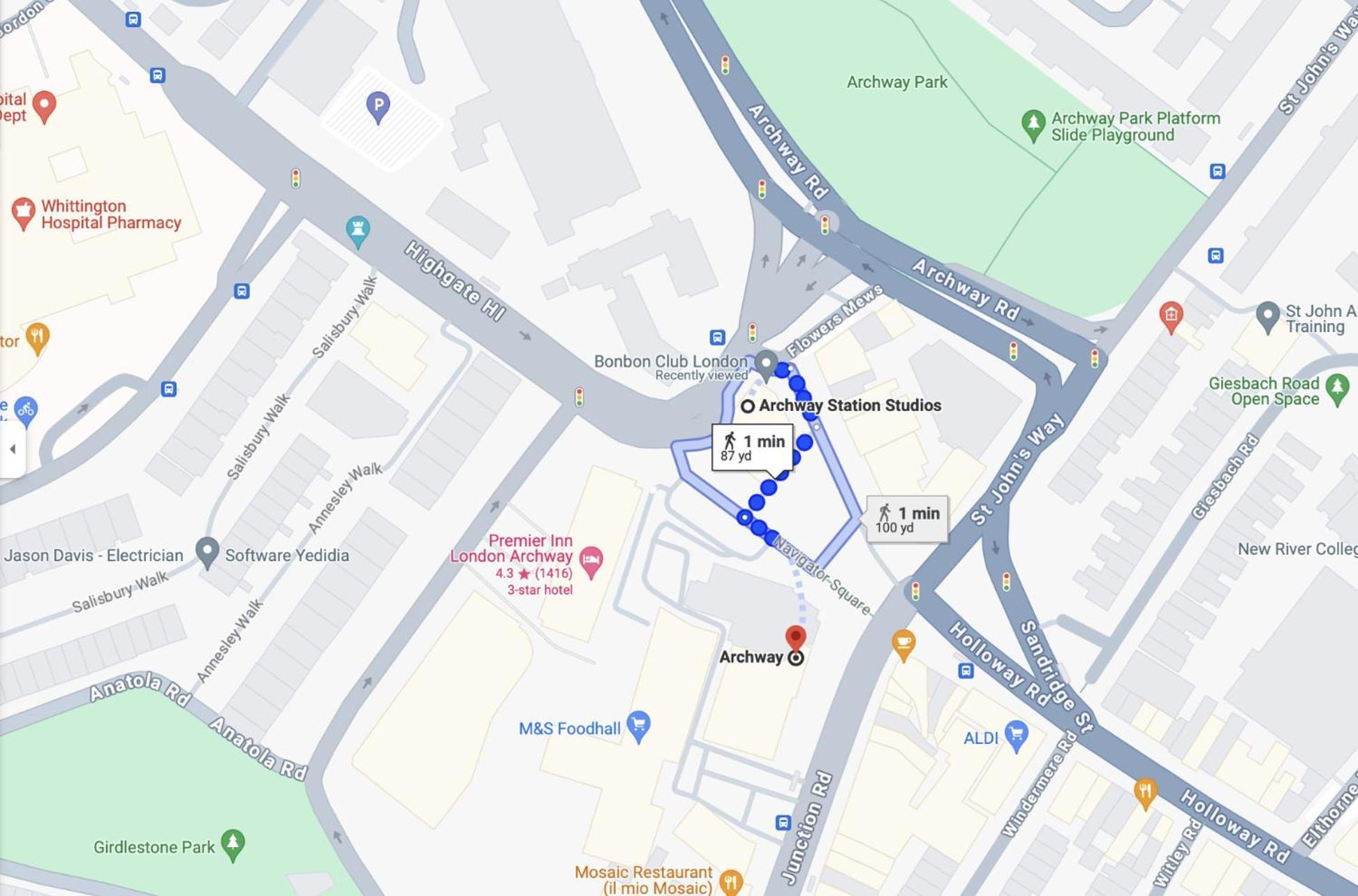 One Bedroom Flat Opposite Archway Station Londres
