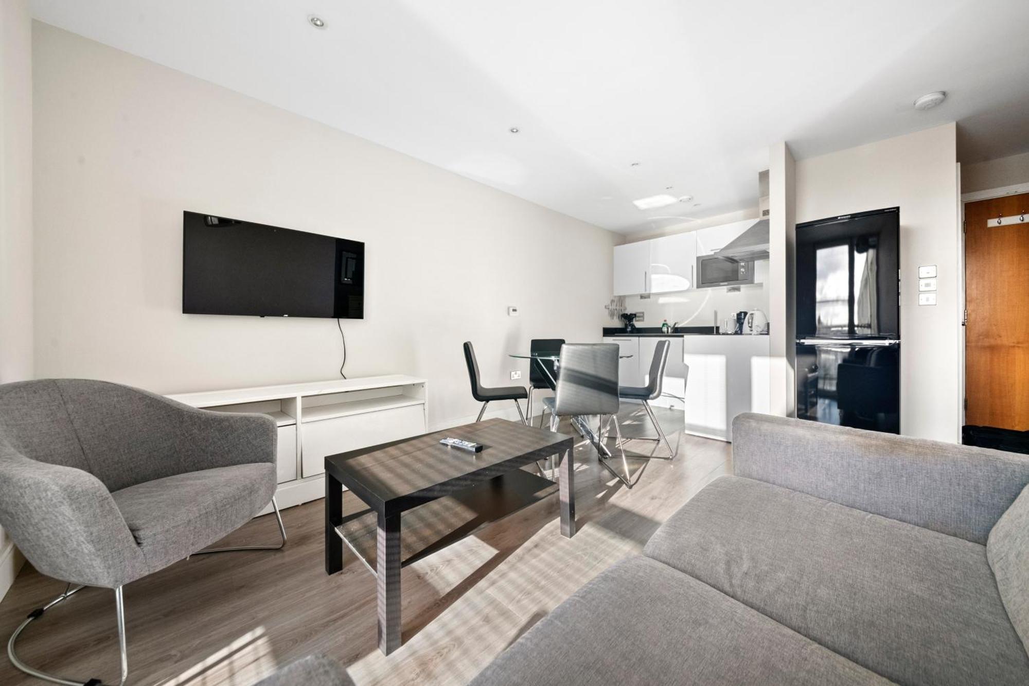 Apartamento Londwell, Canary Wharf Skyline Balcony Londres