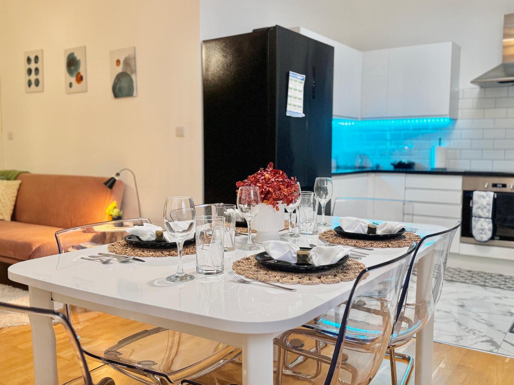 Apartamento Modern 1-bed 30min To & Parking *