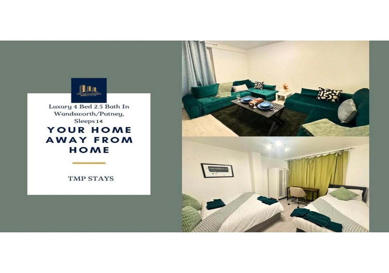 Luxe Sleeps 14 - Wandsworth & Putney Bridge - 4 Bedrooms * Londres