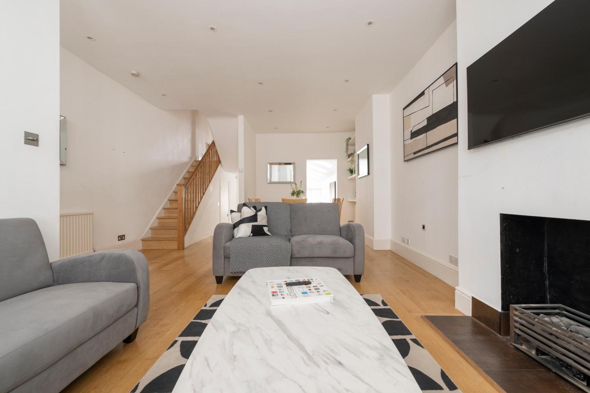 Fulham Spacious & Luxe House With Parking & Garden Apartamento *